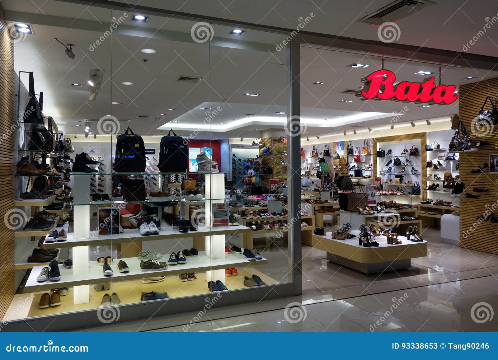 Bata fashion shoes store editorial 