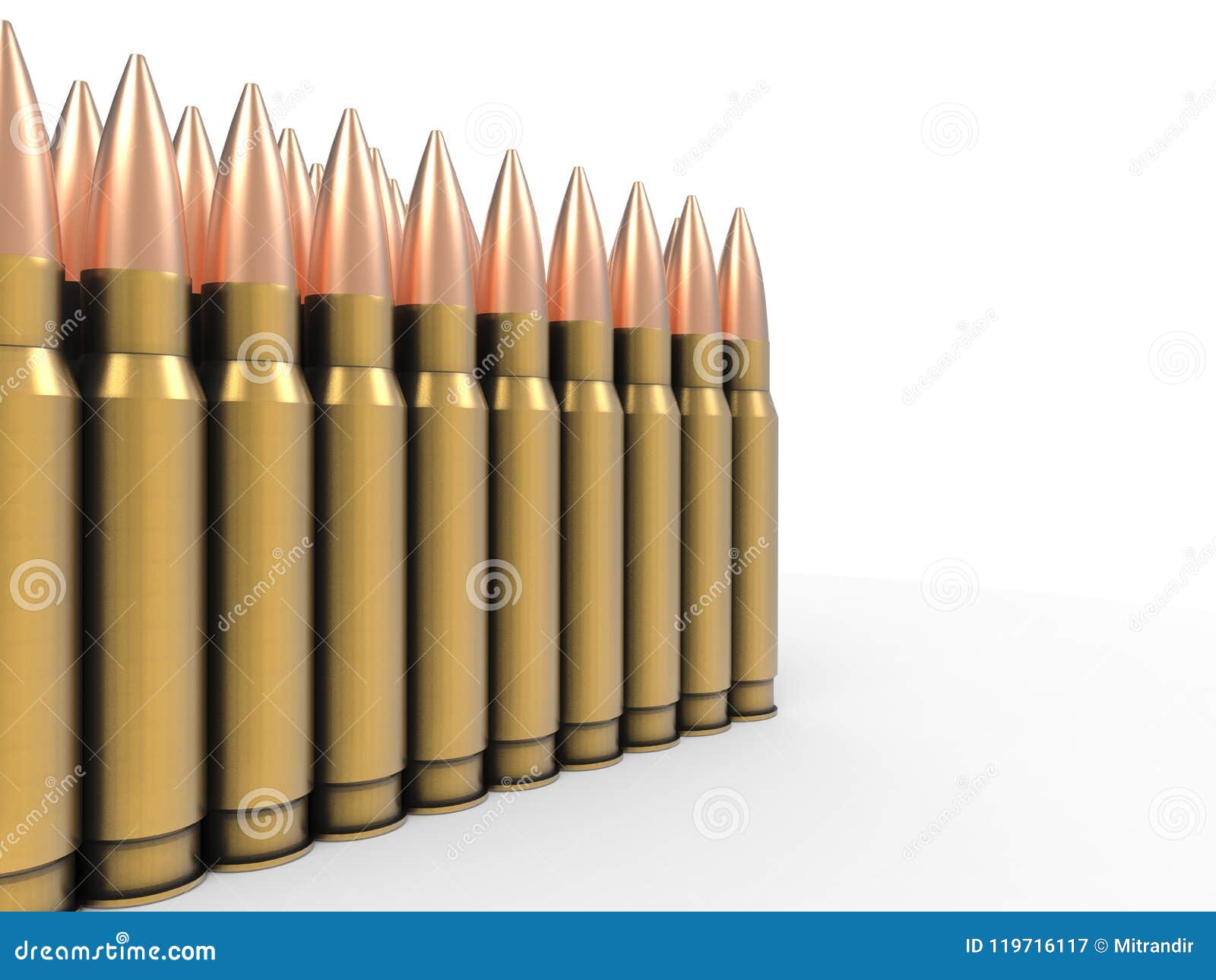 batch of ammo - high calibre bullets