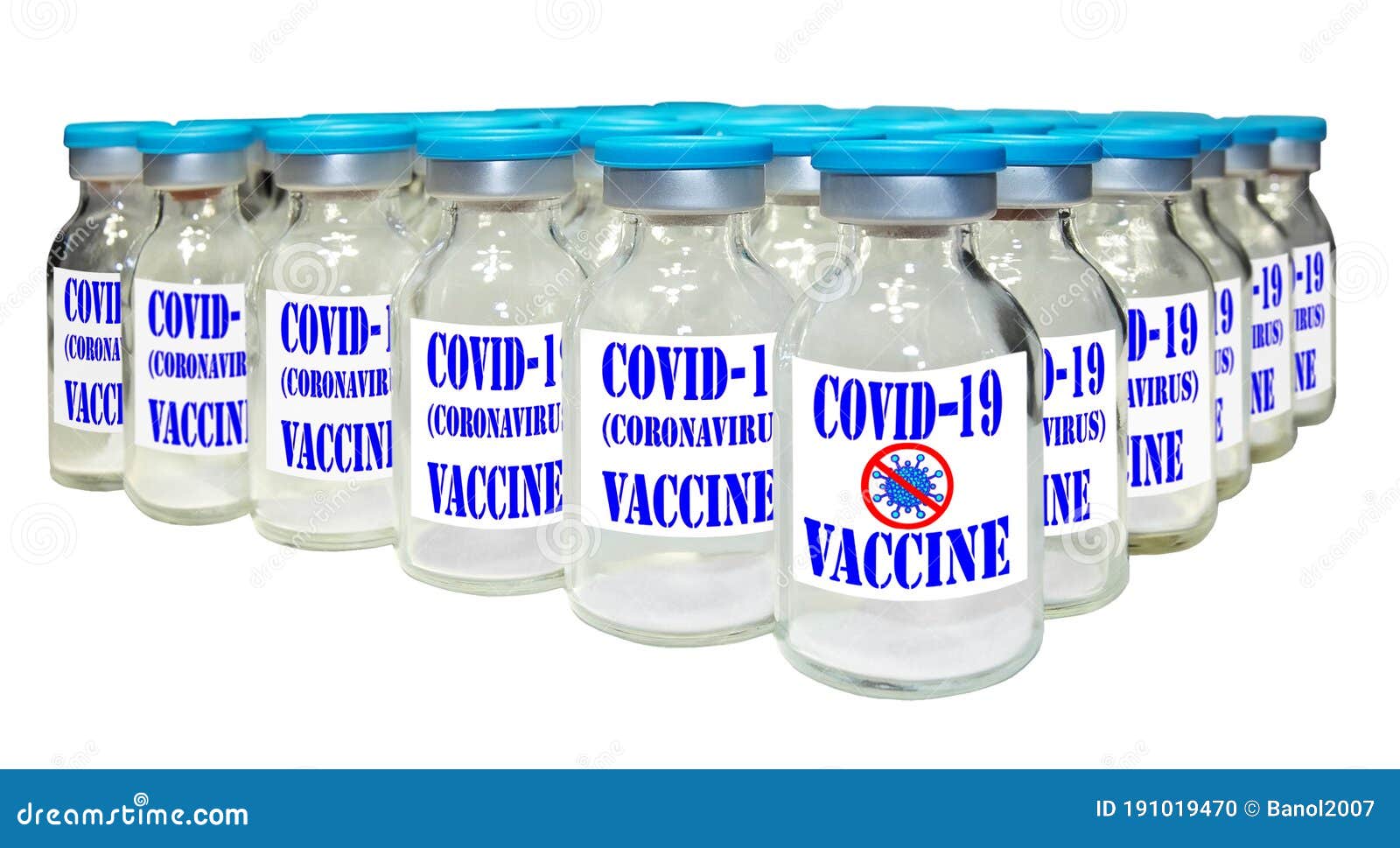 batch of covid-19, coronavirus vaccine vials. .