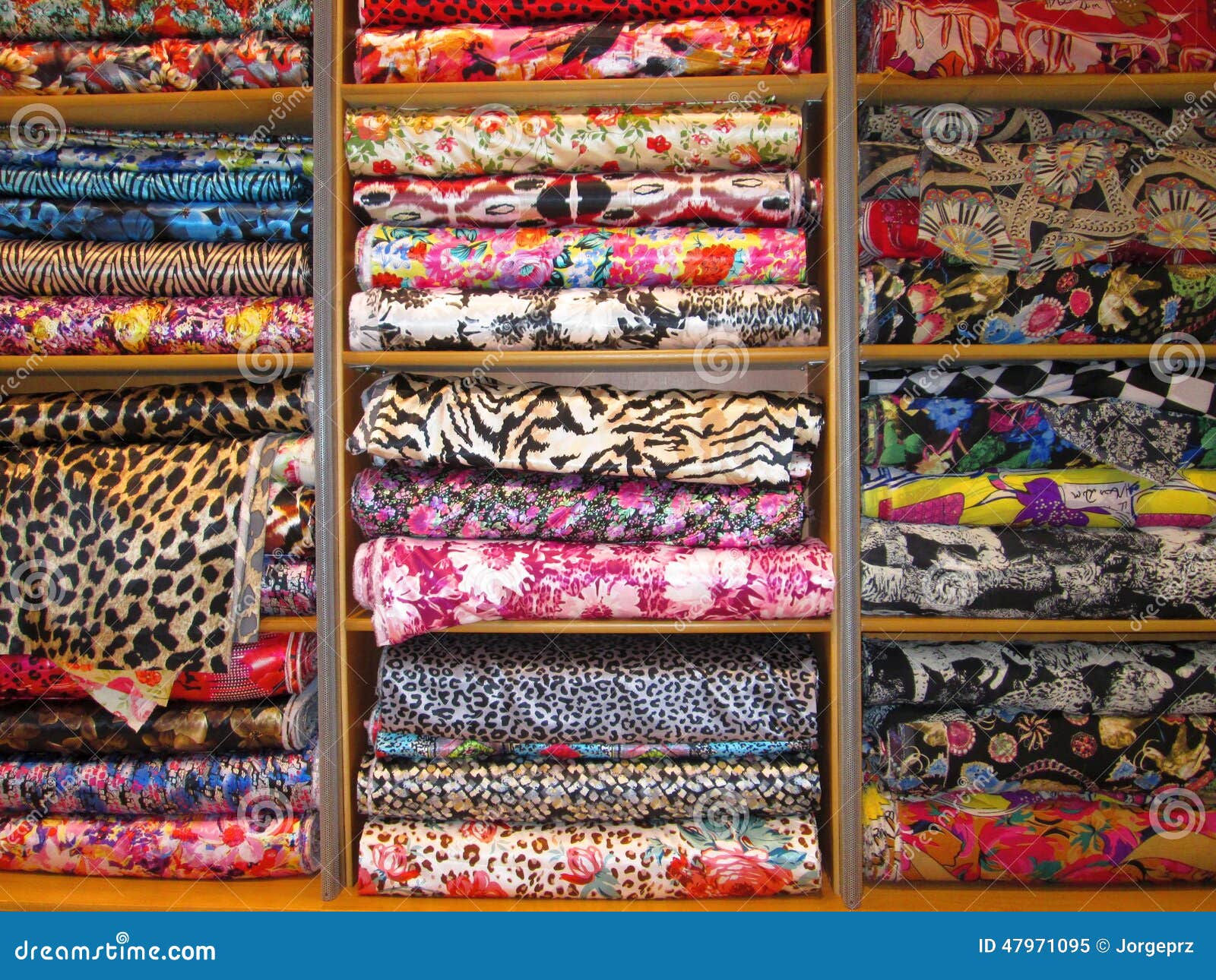 Batch of Fabric in a Store. Stock Image Image of sale, meter 47971095