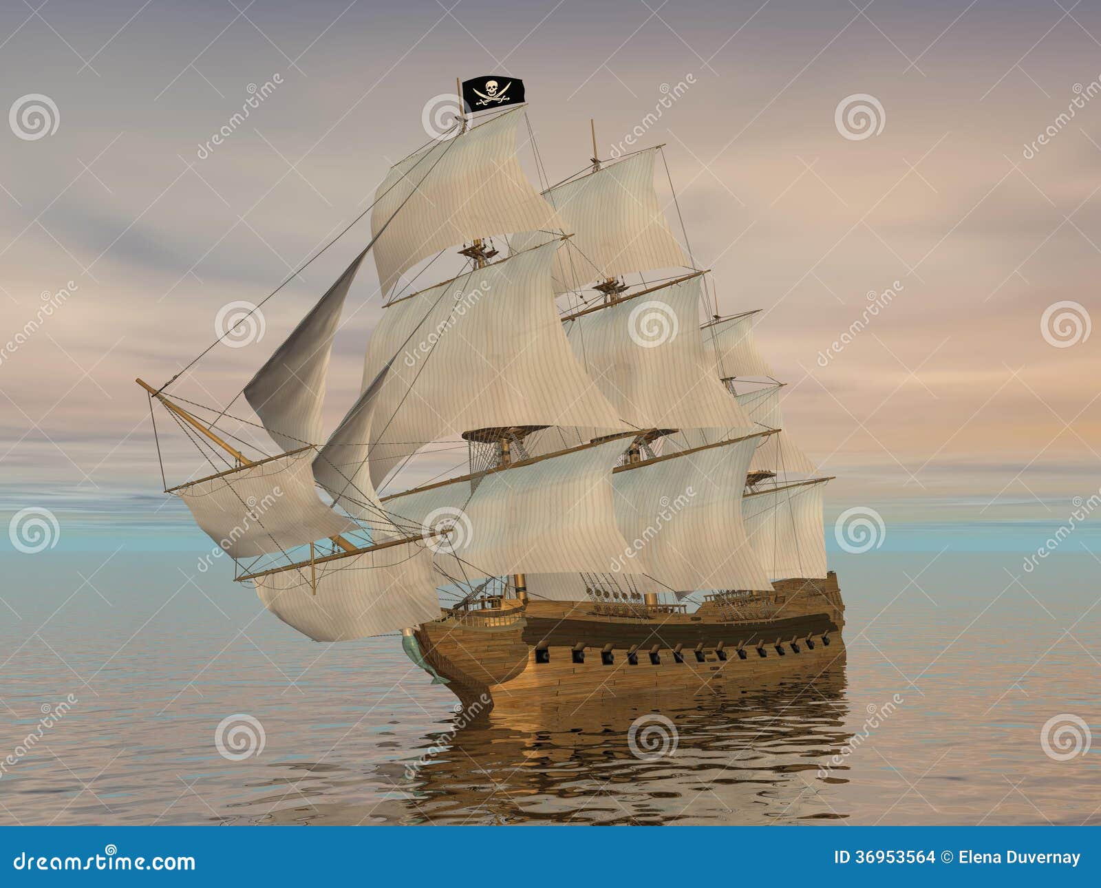 images stock bateau de pirate d rendent image