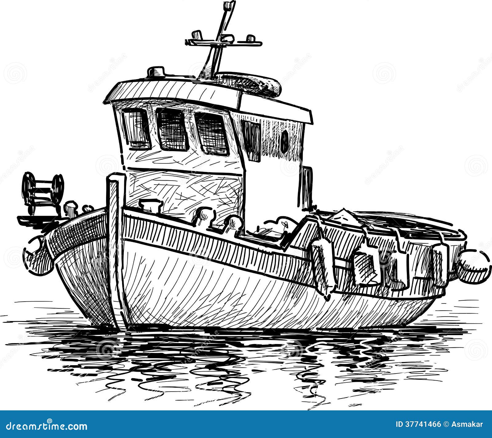 Bateau De PĂȘche Grec Image libre de droits - Image: 37741466