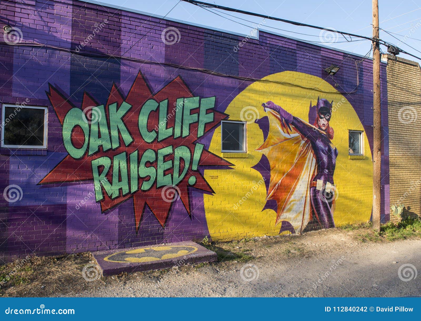 Batgirl Mural Arts District, Dallas, Texas