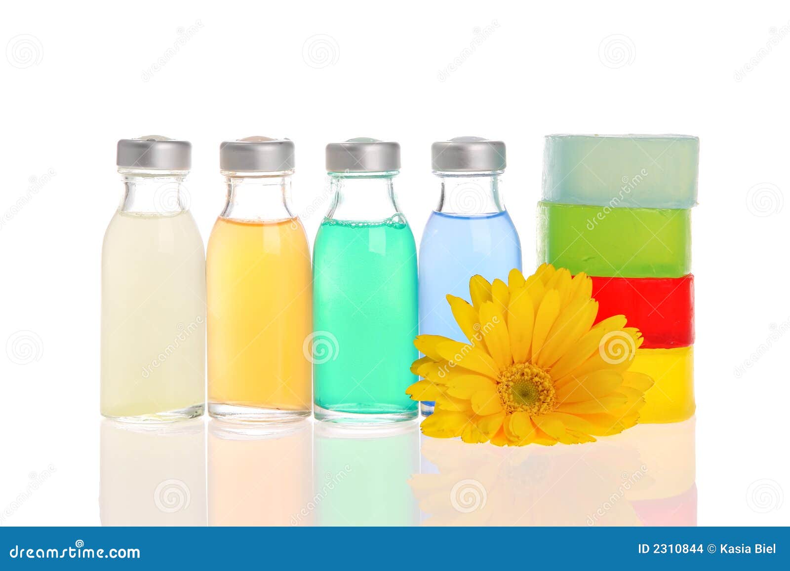 Bath Accessories stock photo. Image of bathe, daisy, item 2310844