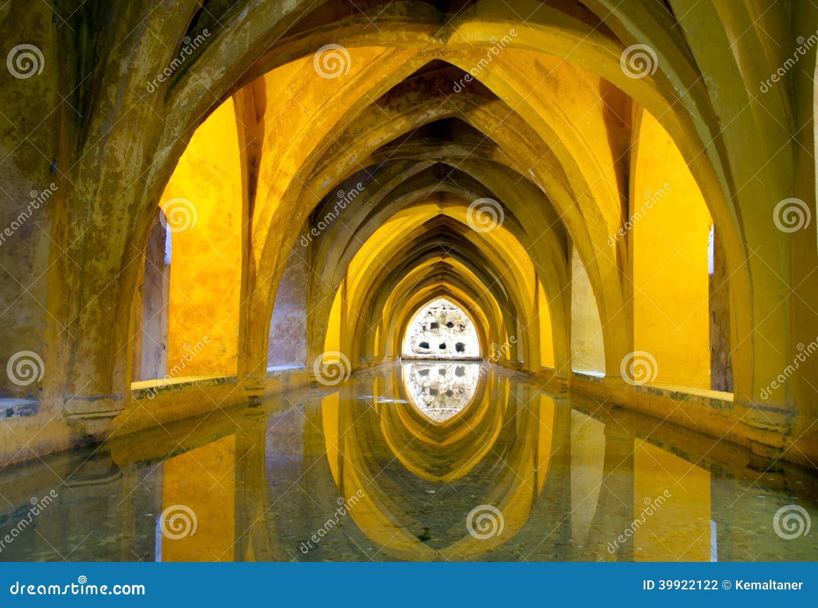 Bath in Alcazar stock photo. Image of hammam, attraction 39922122