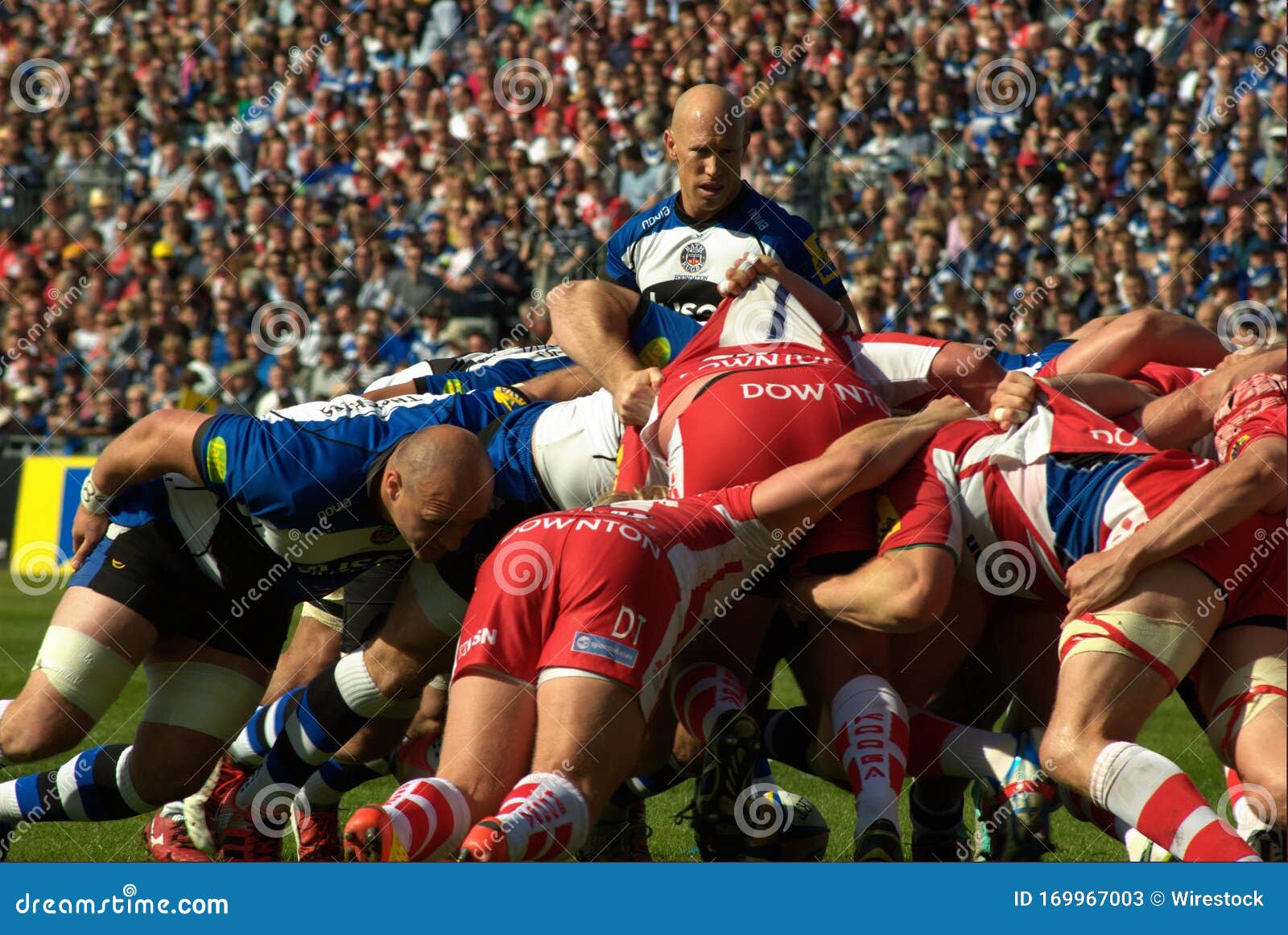 Bath Rugby Play Gloucester Rugby in a Premiership Match, Recreation Ground, Bath