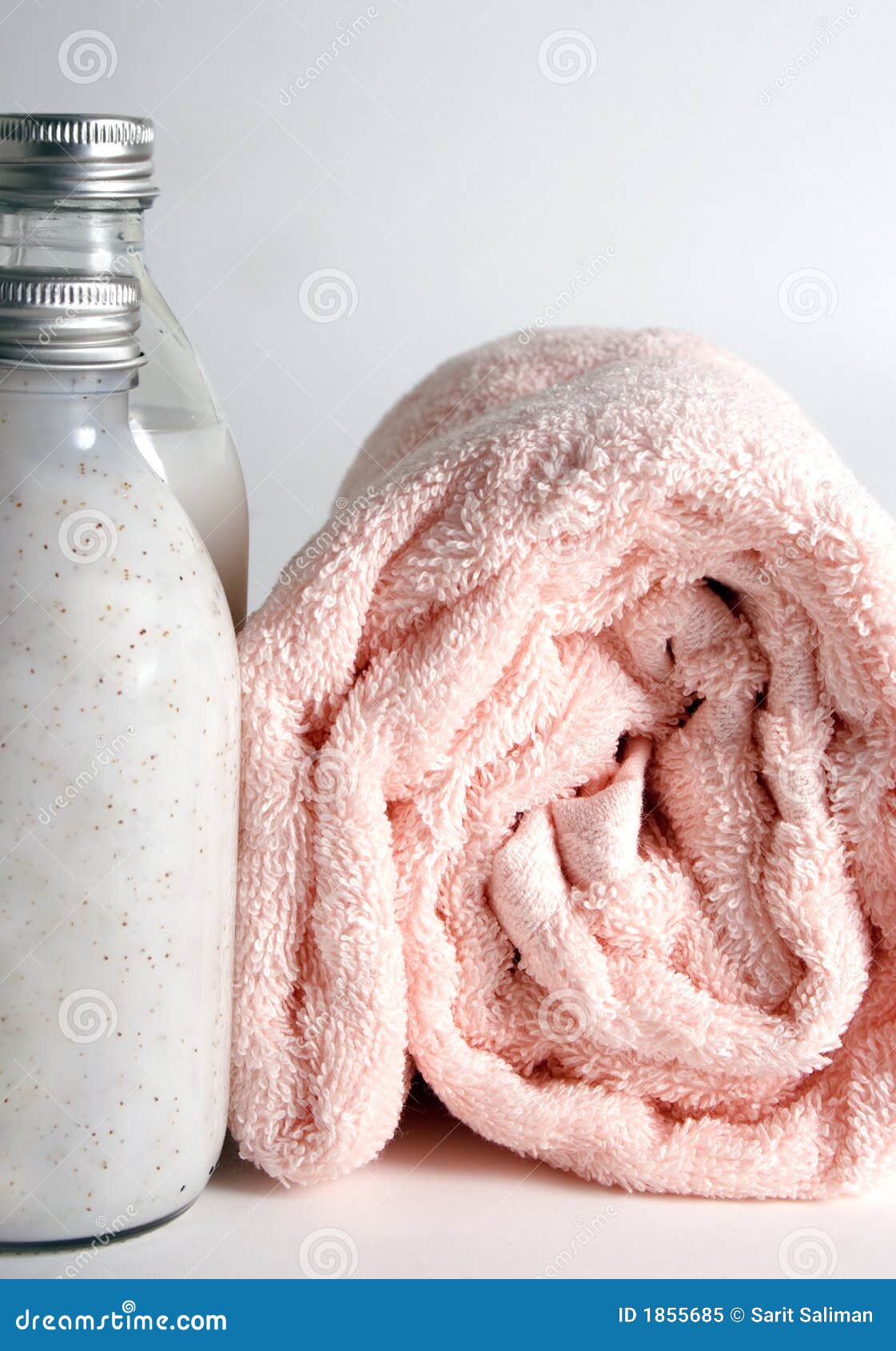 Bath items stock image. Image of bathtub, mineral, relax 1855685