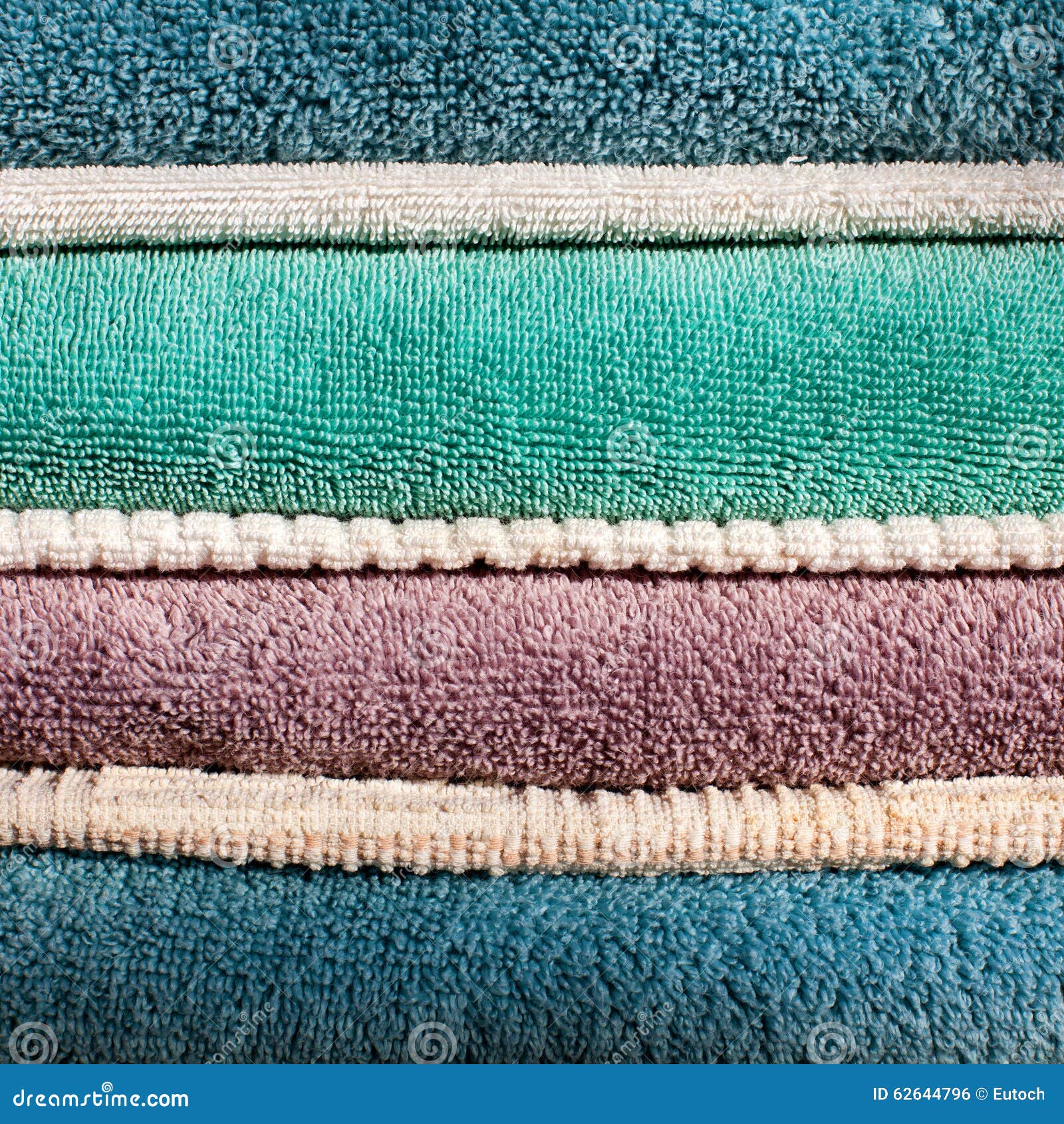 Bath and Kitchen Towels stock photo. Image of cotton 62644796
