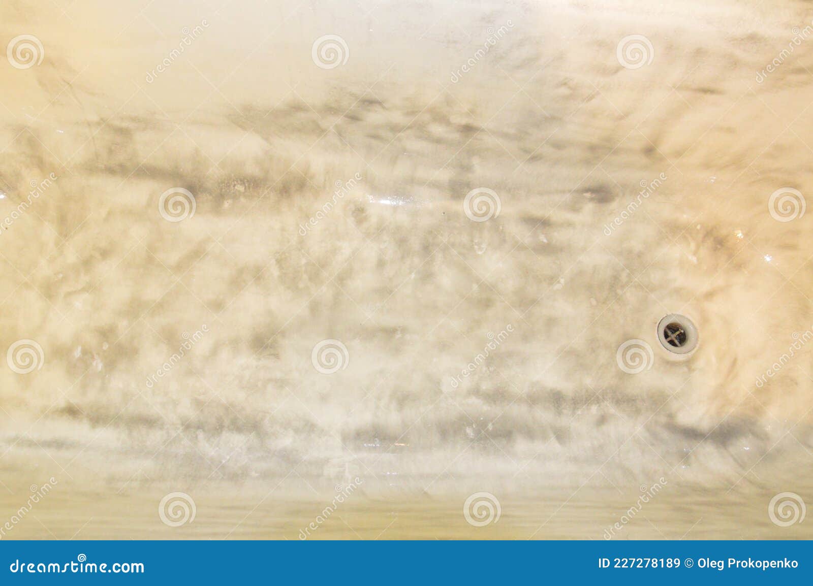 Bath Restoration and Painting with Enamel Paint Stock Image Image of