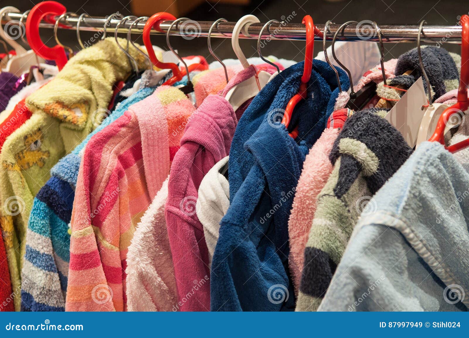 Bath robes stock image. Image of hangers, fabric, beautiful 87997949