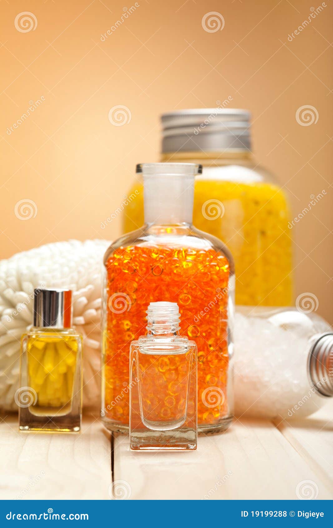 Bath Salt and Essential Oils Stock Photo - Image of minerals, massage ...
