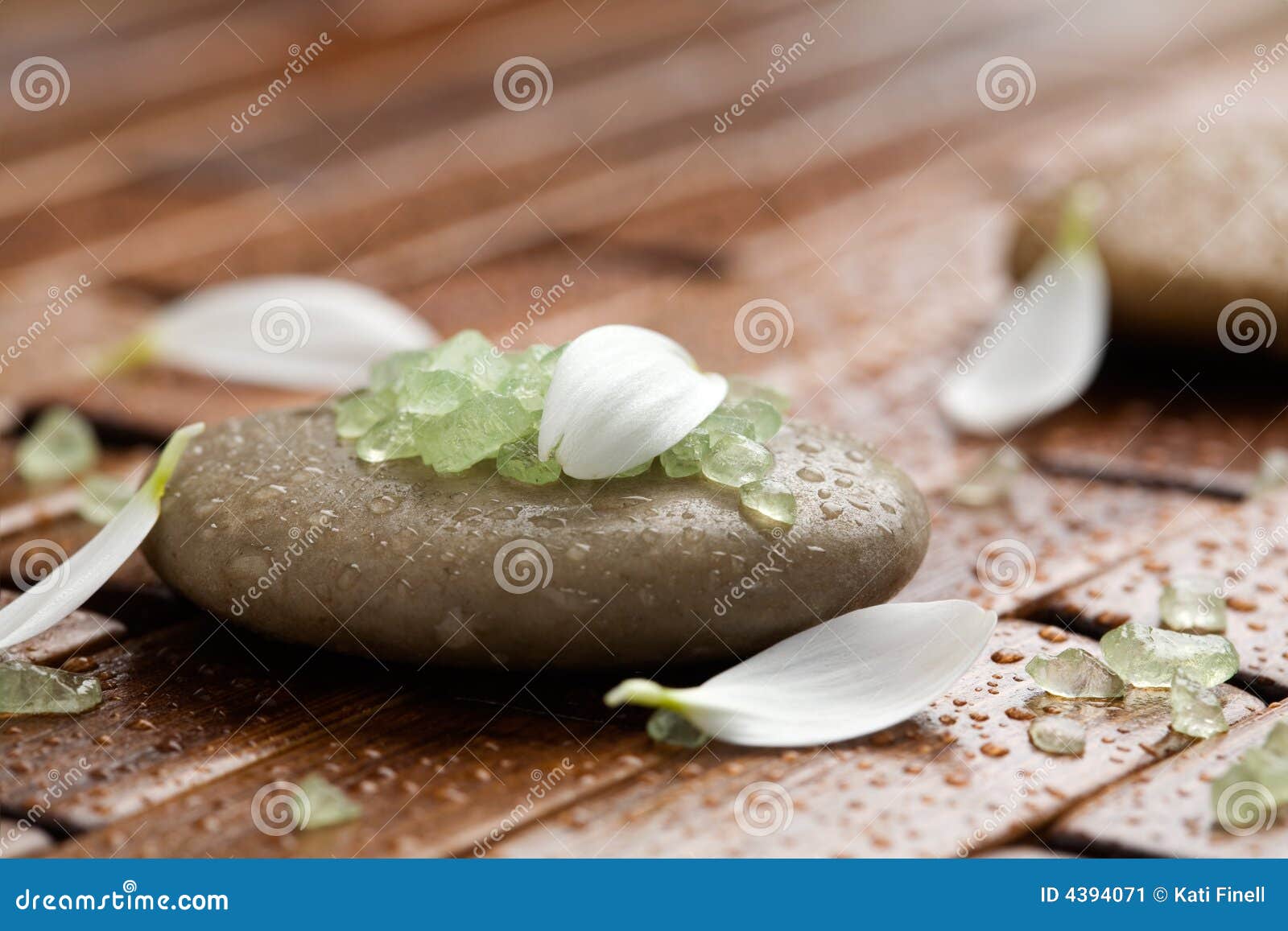 Bath salt on spa stones stock image. Image of wellbeing 4394071