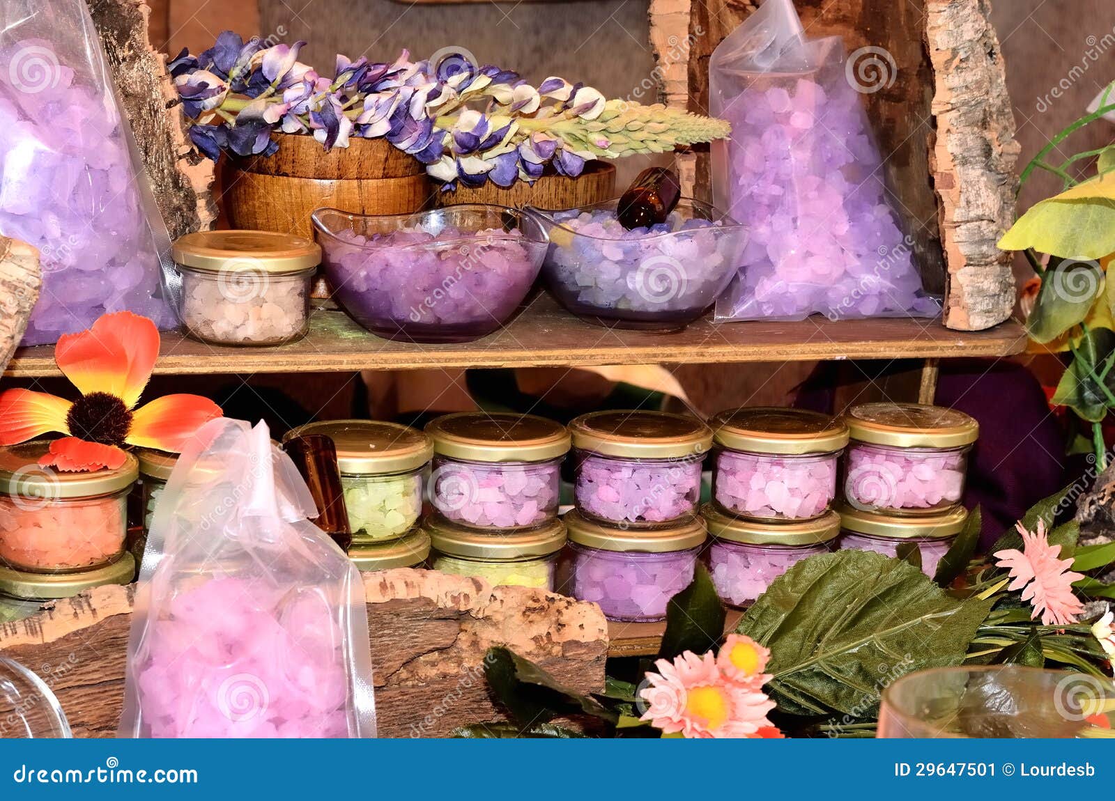 Bath salts stock image. Image of care, green, foam, beautiful 29647501