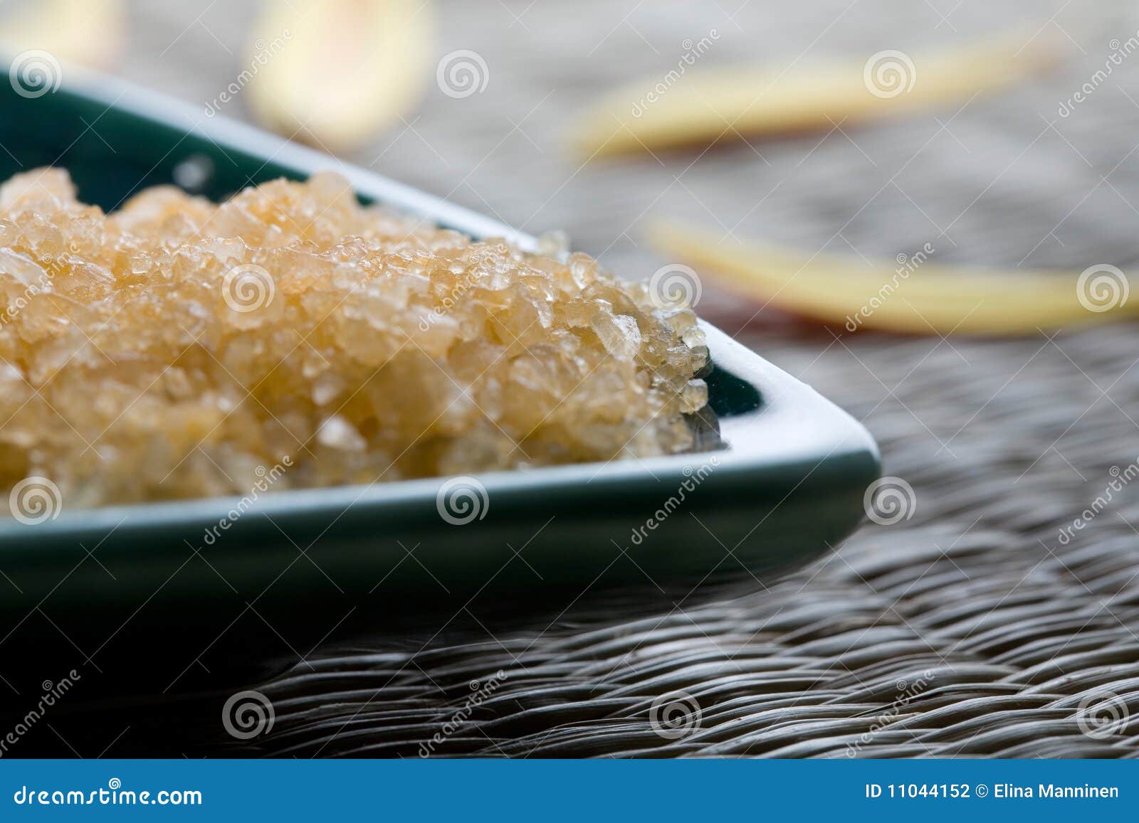 Bath salts in blue dish. stock photo. Image of purity 11044152