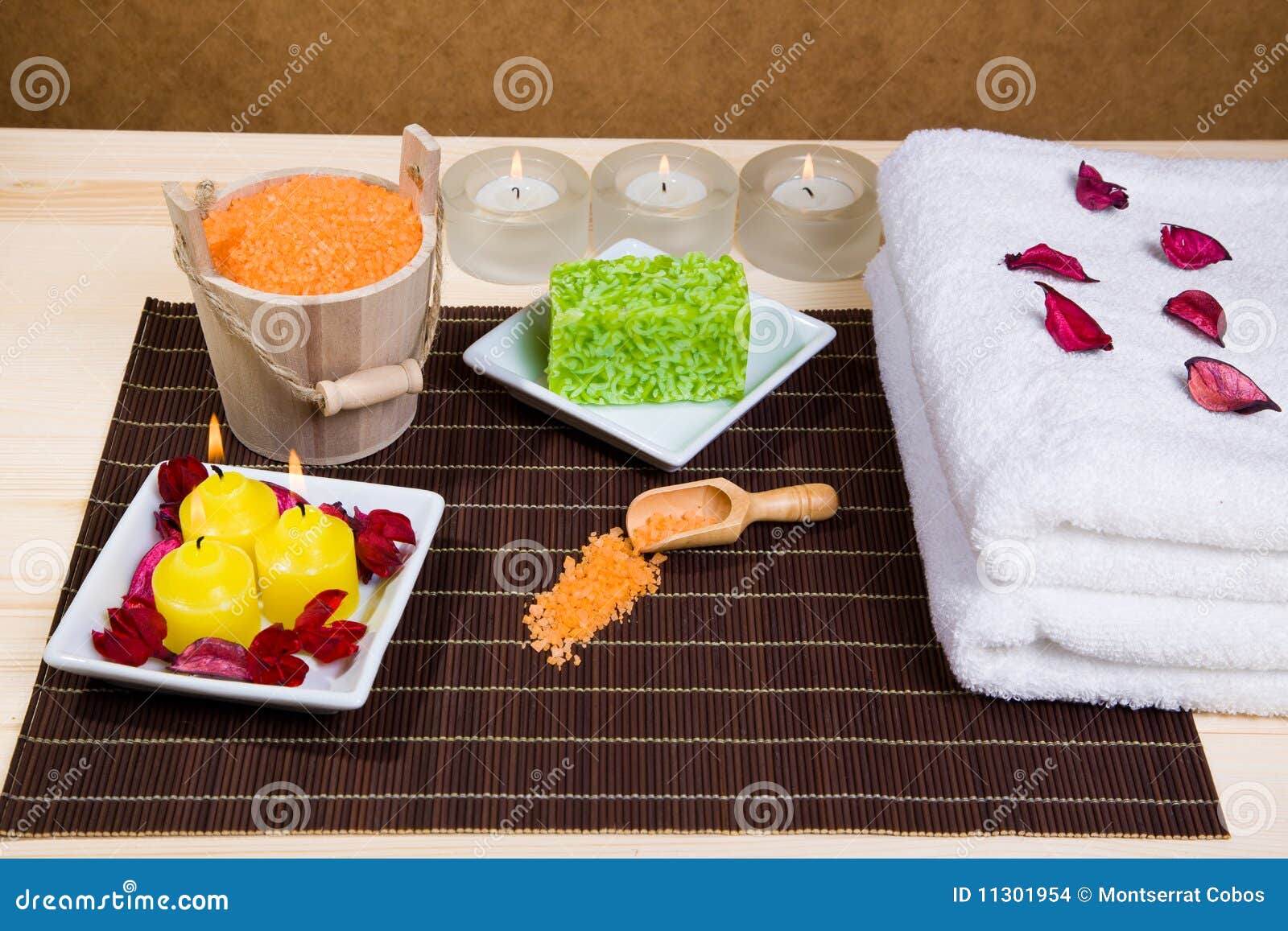 Bath and spa items stock photo. Image of fresh, healthy 11301954