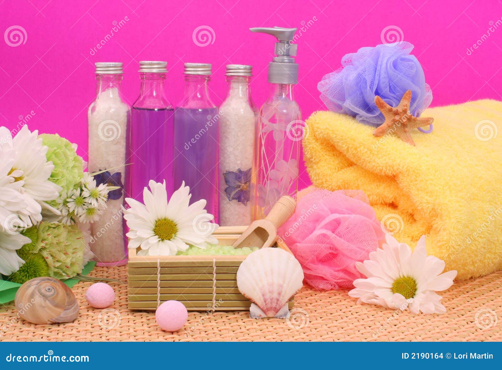 Bath and Spa Products stock photo. Image of star, salts 2190164