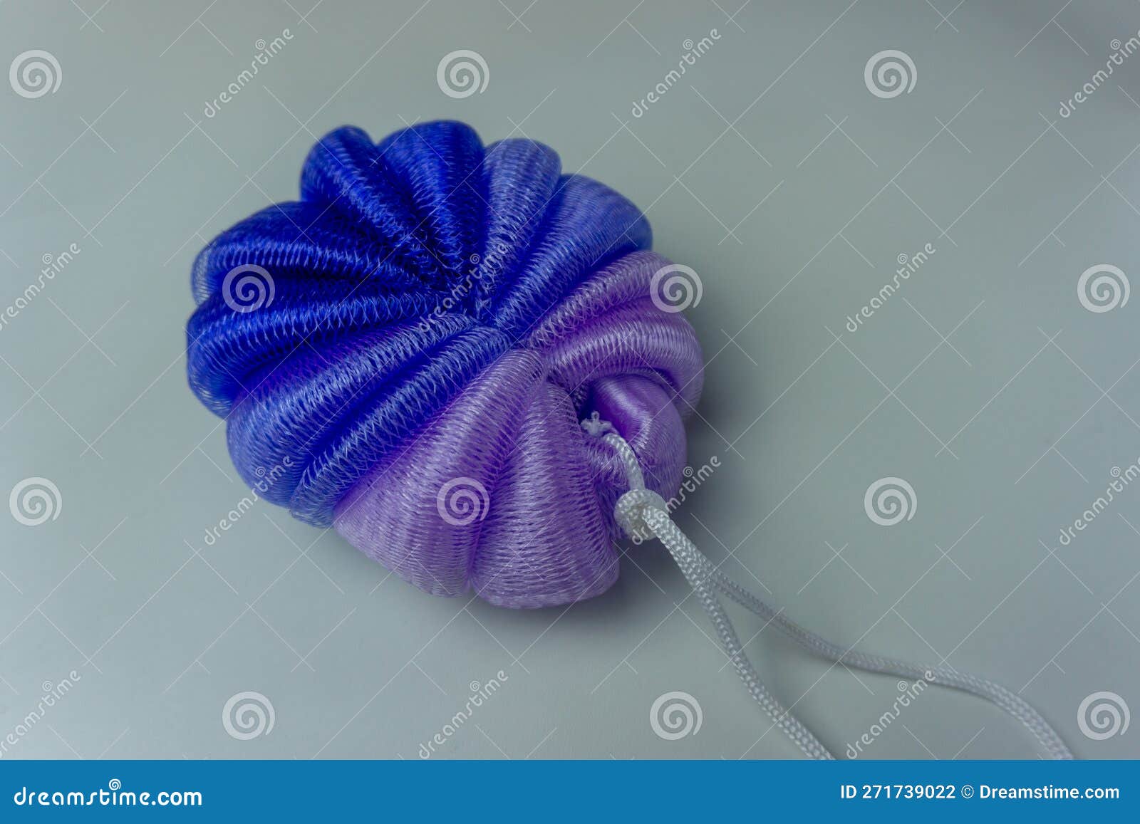 Bath Sponge or Shower Puff Isolated on White Stock Photo Image of