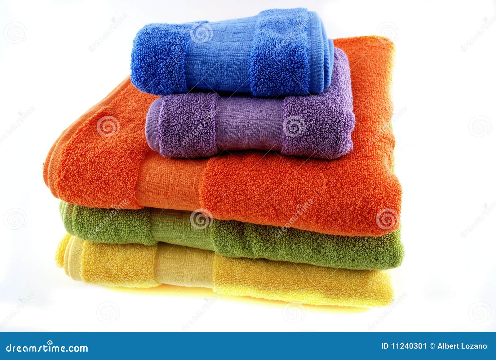 Bath towels stock image. Image of bathe, soft, clean - 11240301