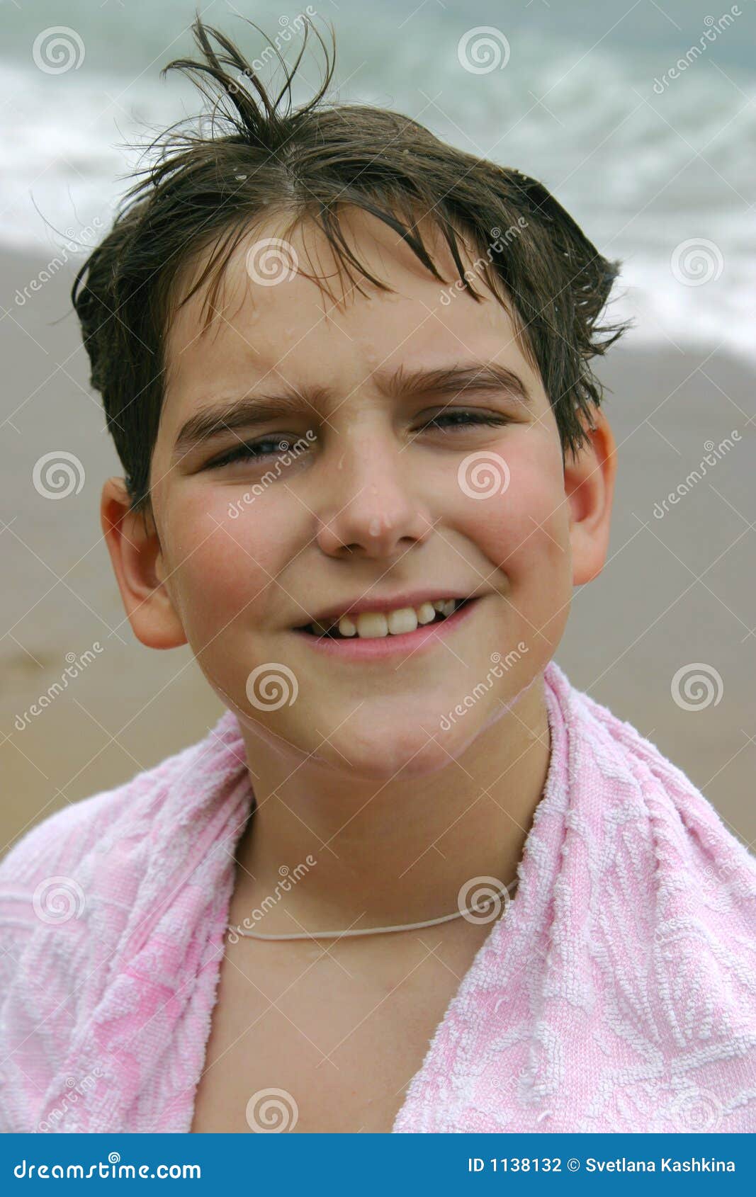 After Bathing Stock Photo Image Of W