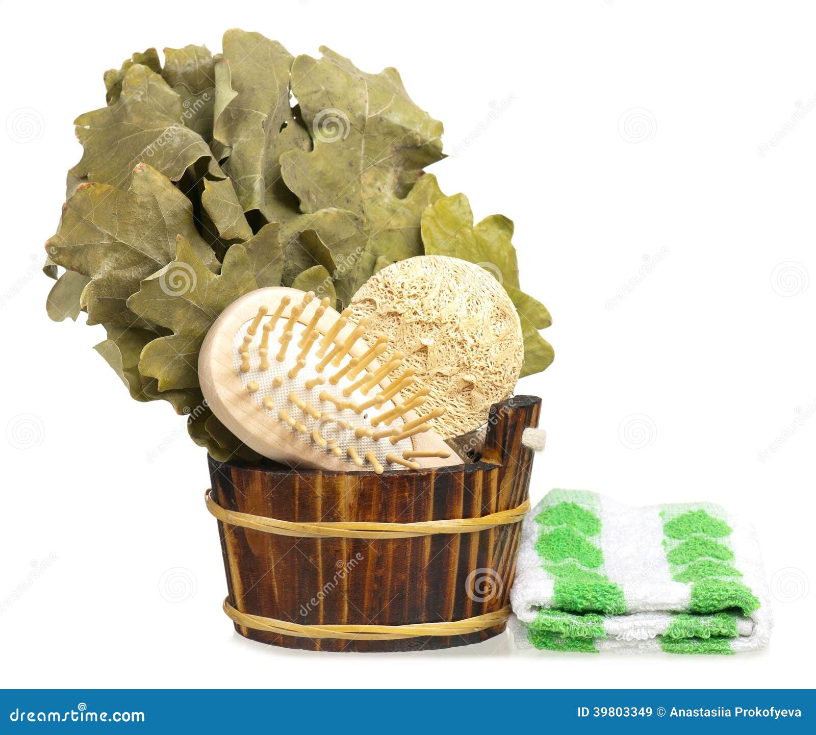 Bathing accessories stock image. Image of hairbrush, plant 39803349