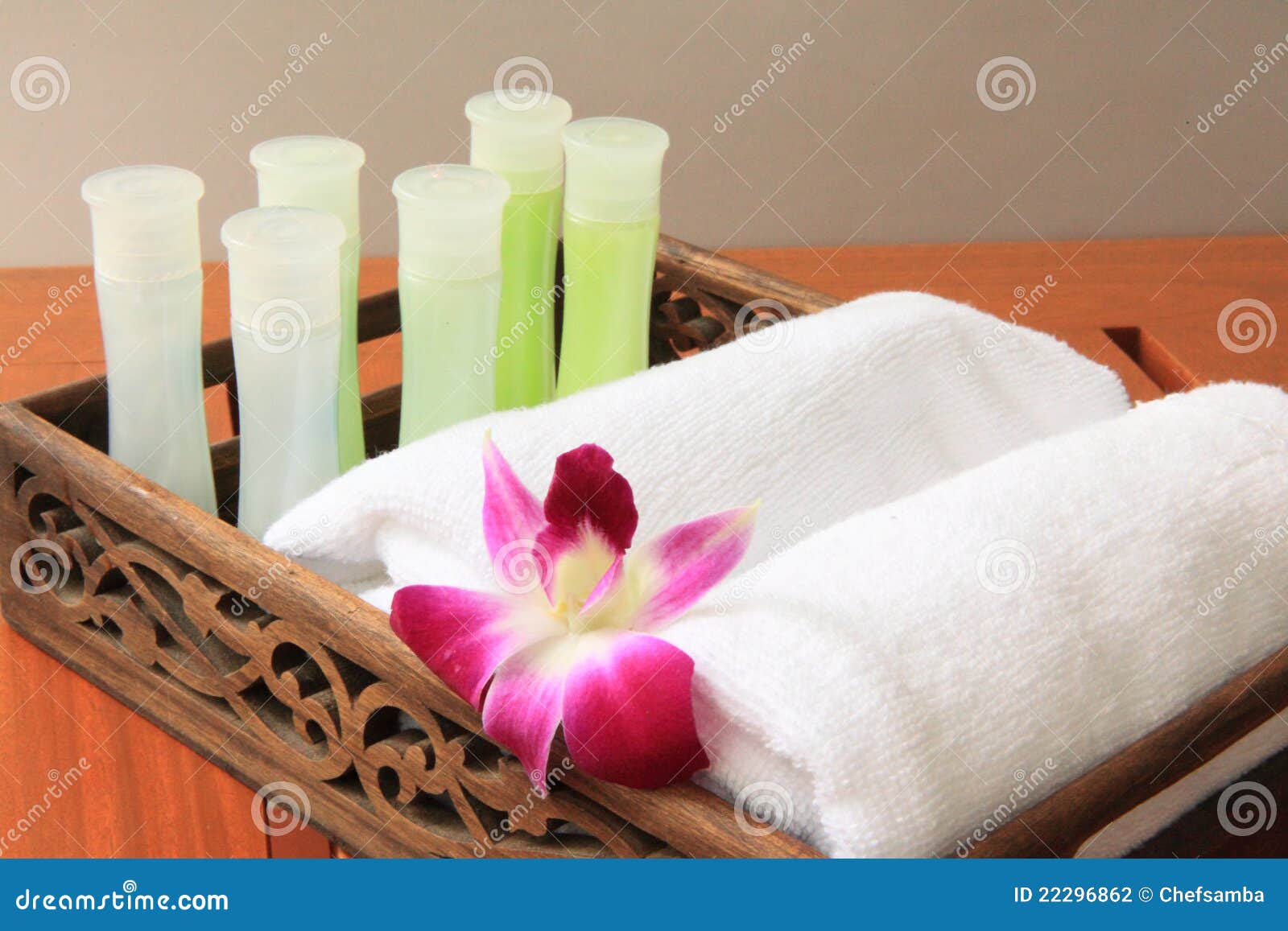 Bathroom amenities stock photo. Image of bloom, bodycare 22296862