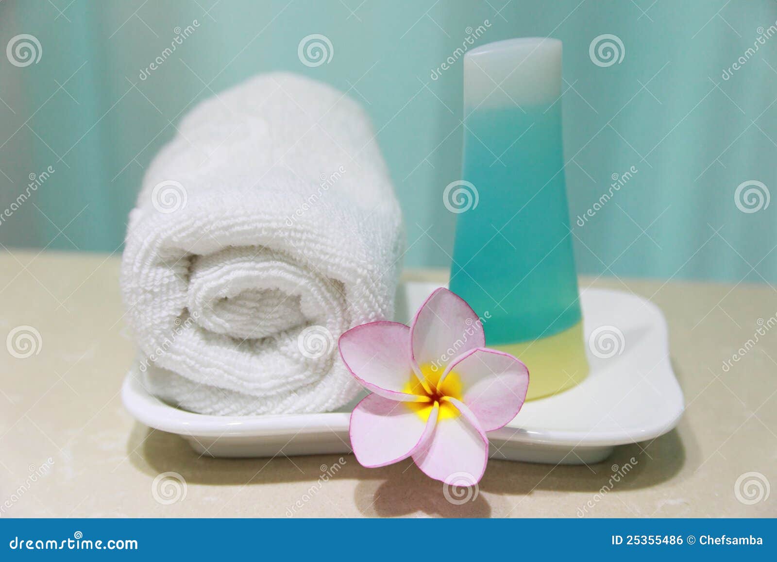 Bathroom amenities stock photo. Image of bodycare, bathroom 25355486
