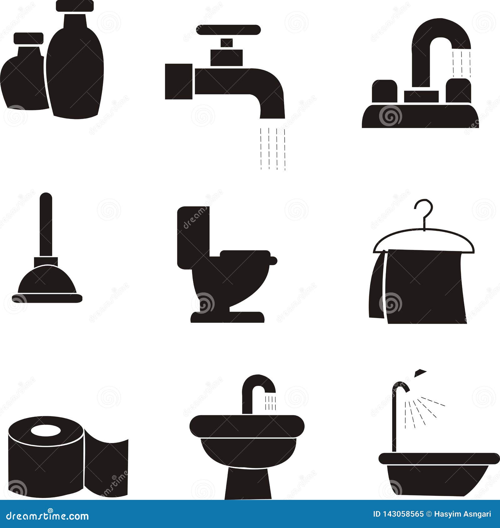 Bathroom With Amenities Cartoon Vector 63306529
