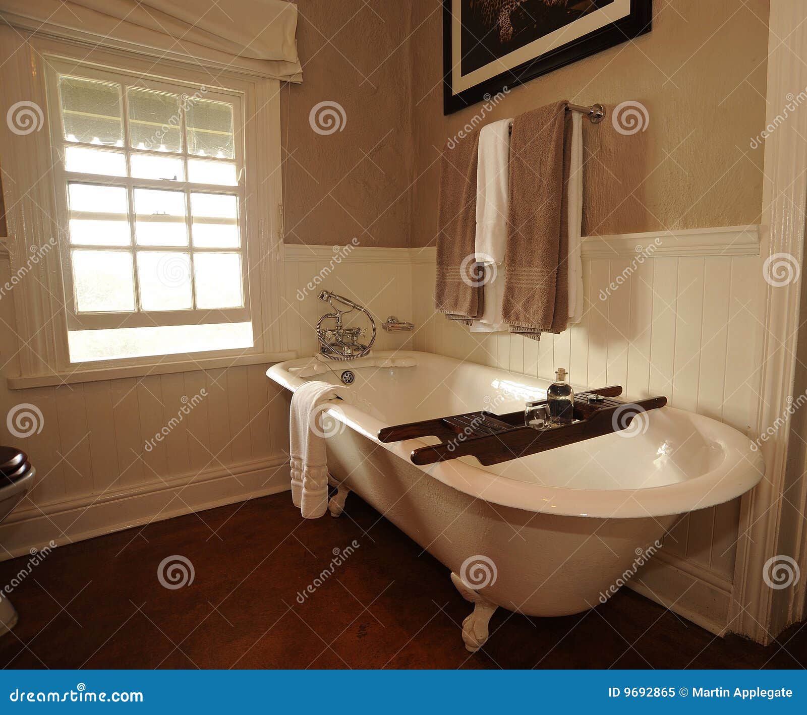 Bathroom with bathtub stock image. Image of bath, indoors 9692865
