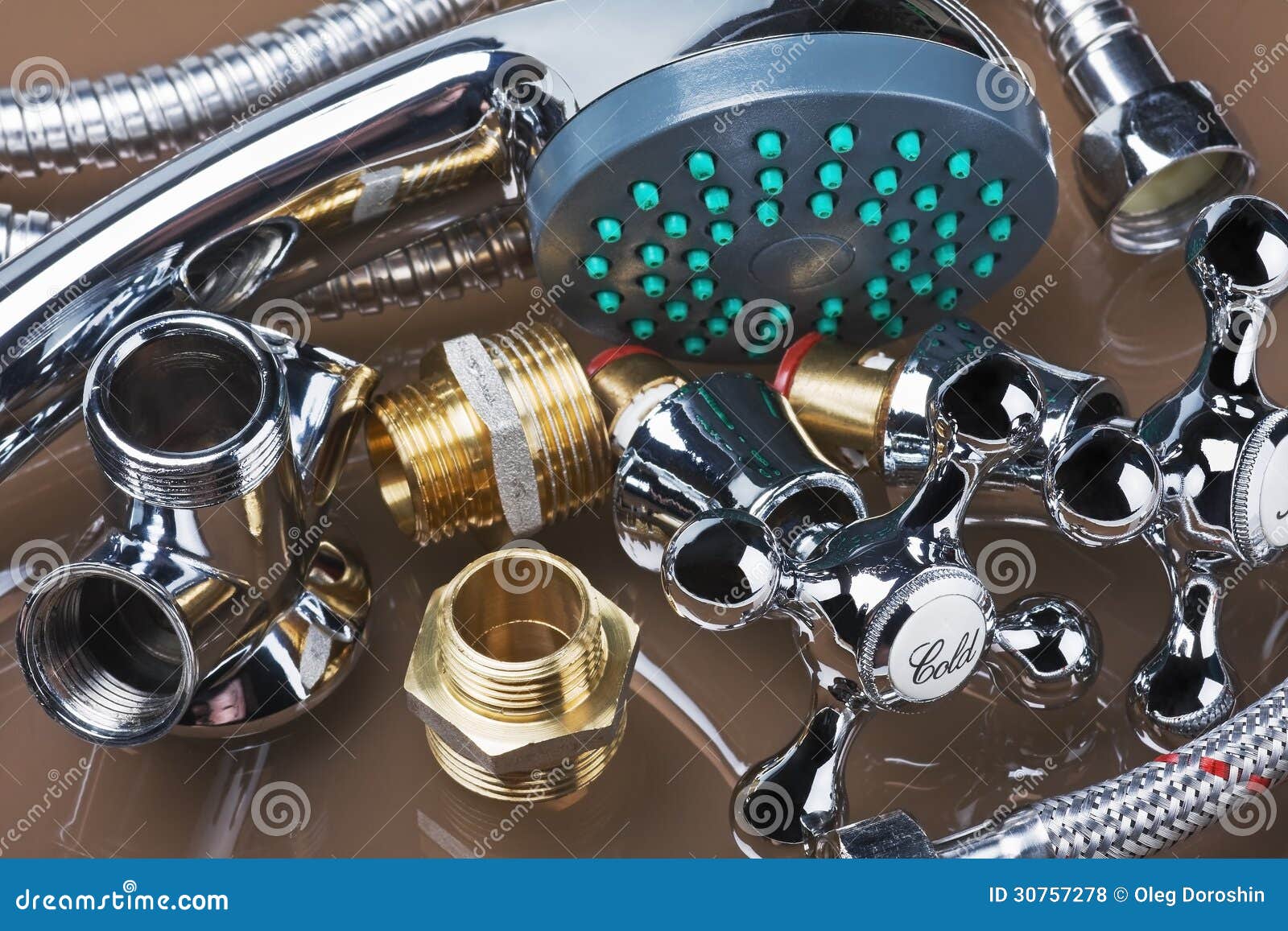 Bathroom Fixtures And Fittings Stock Photo Image Of Mechanical
