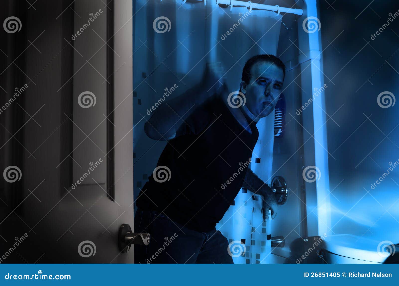 Bathroom Murder stock image. Image of crime, creepy, fear 26851405