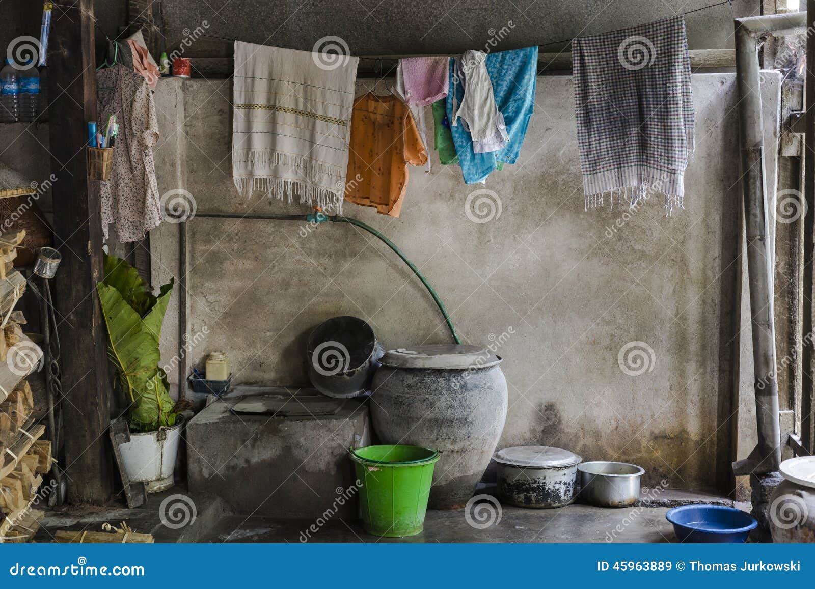 Bathroom stock image. Image of village, bathroom, burma 45963889