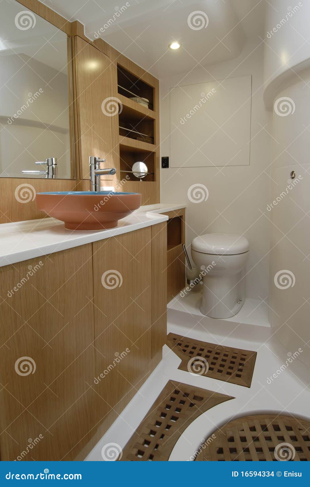 Bathroom of sailboat stock photo. Image of small, lavatory 16594334