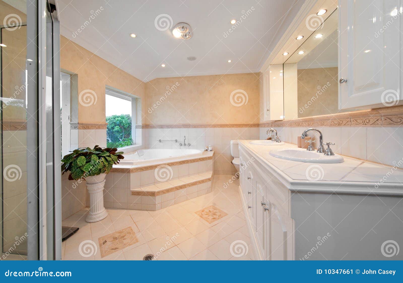Bathroom with sauna stock image. Image of light, home - 10347661