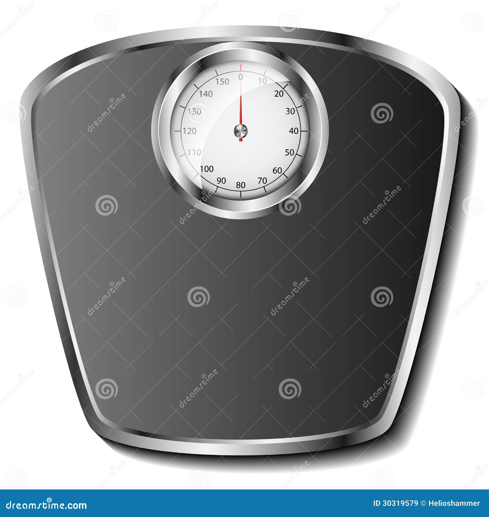 Bathroom scale stock vector. Illustration of calorie 30319579