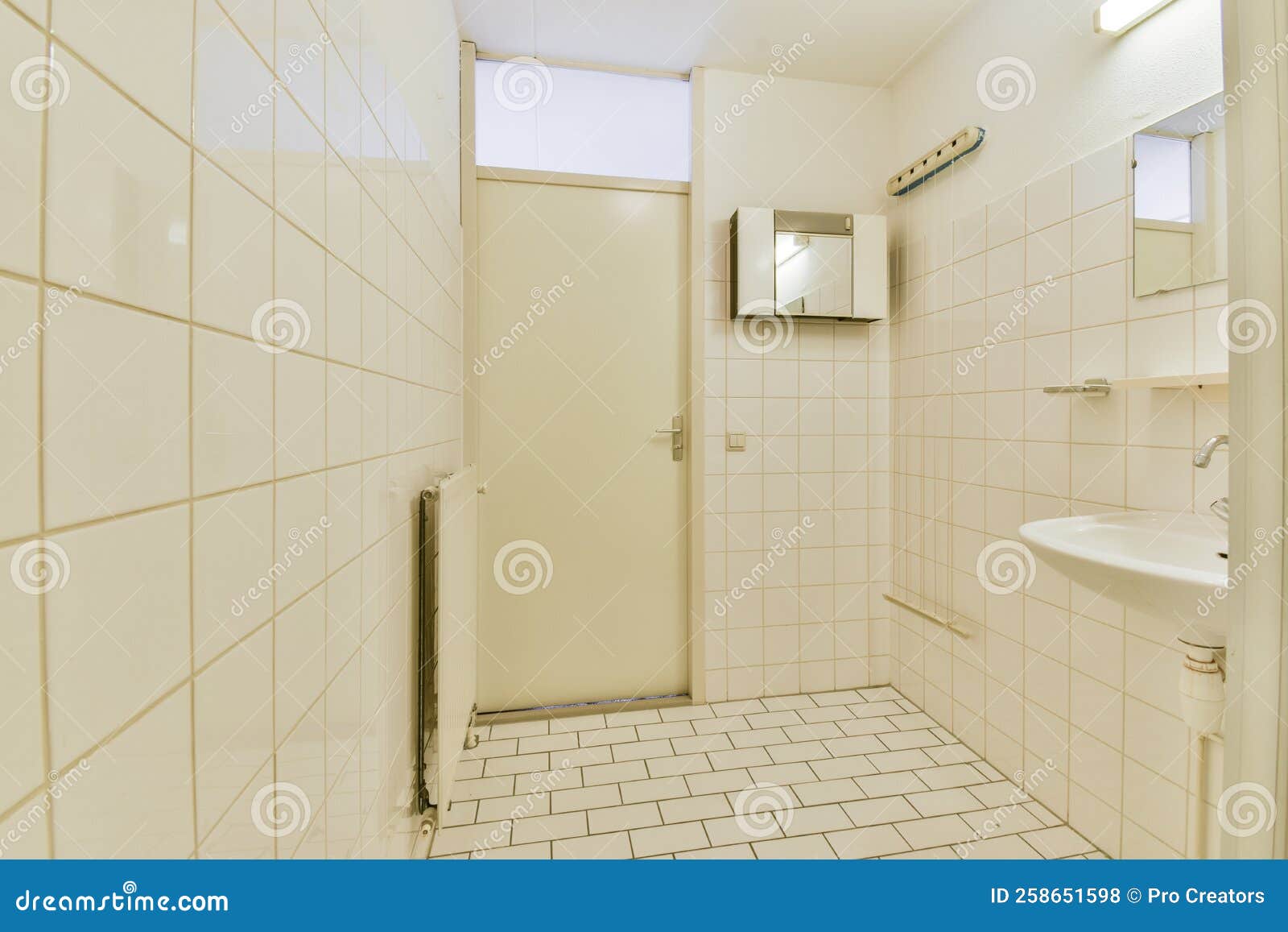 Bathroom with Shower and Sink Stock Photo Image of residential, wash