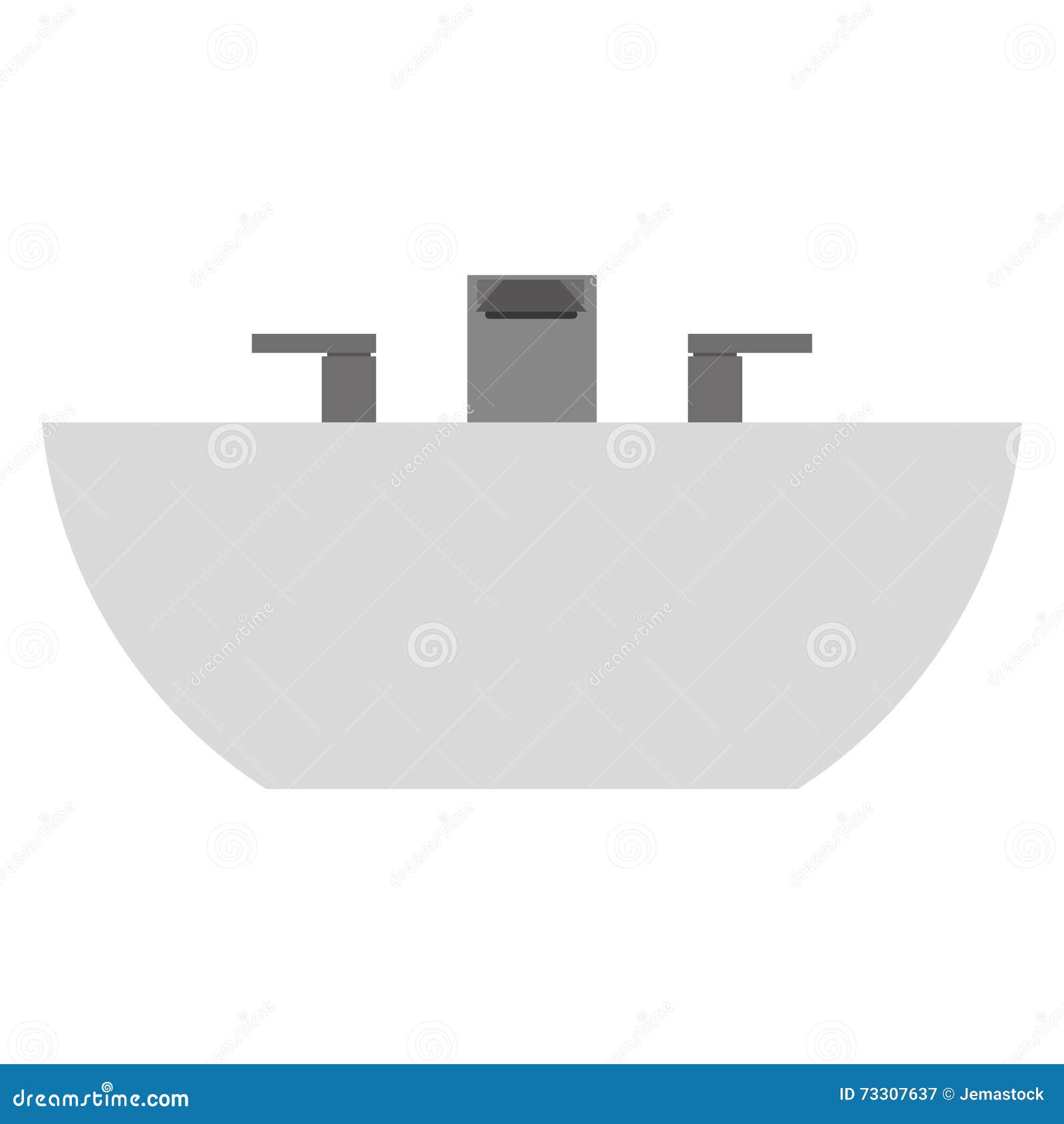 Bathroom sink icon stock illustration. Illustration of bath 73307637