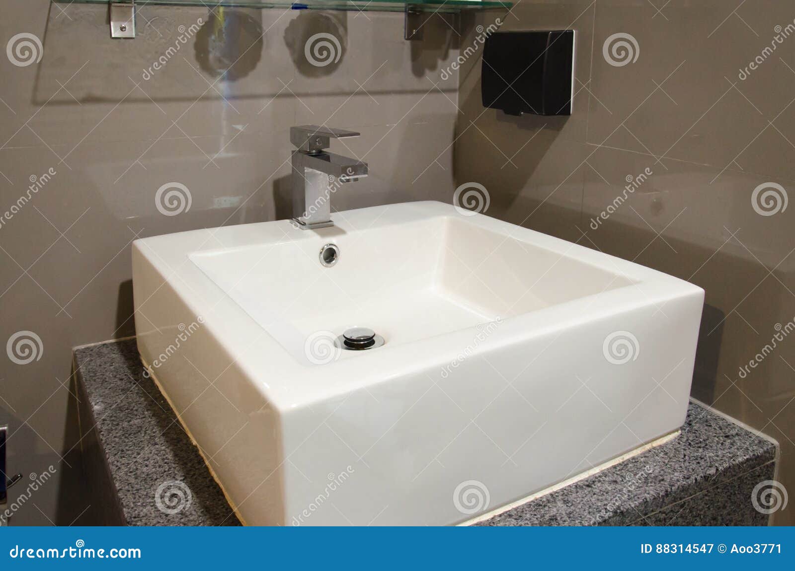 Bathroom sinks stock image. Image of modern, bathroom 88314547