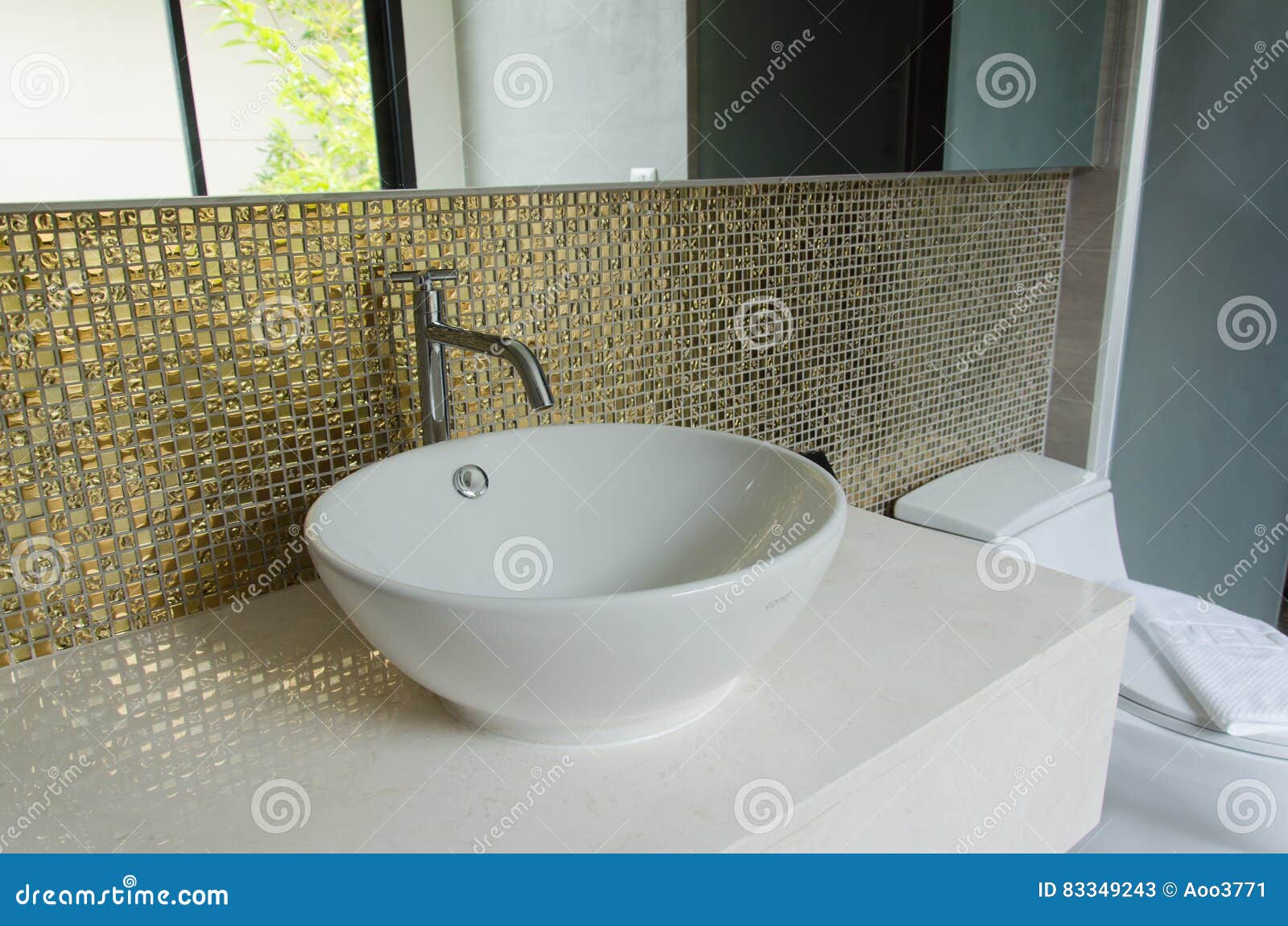 Bathroom sinks stock image. Image of home, design, house 83349243