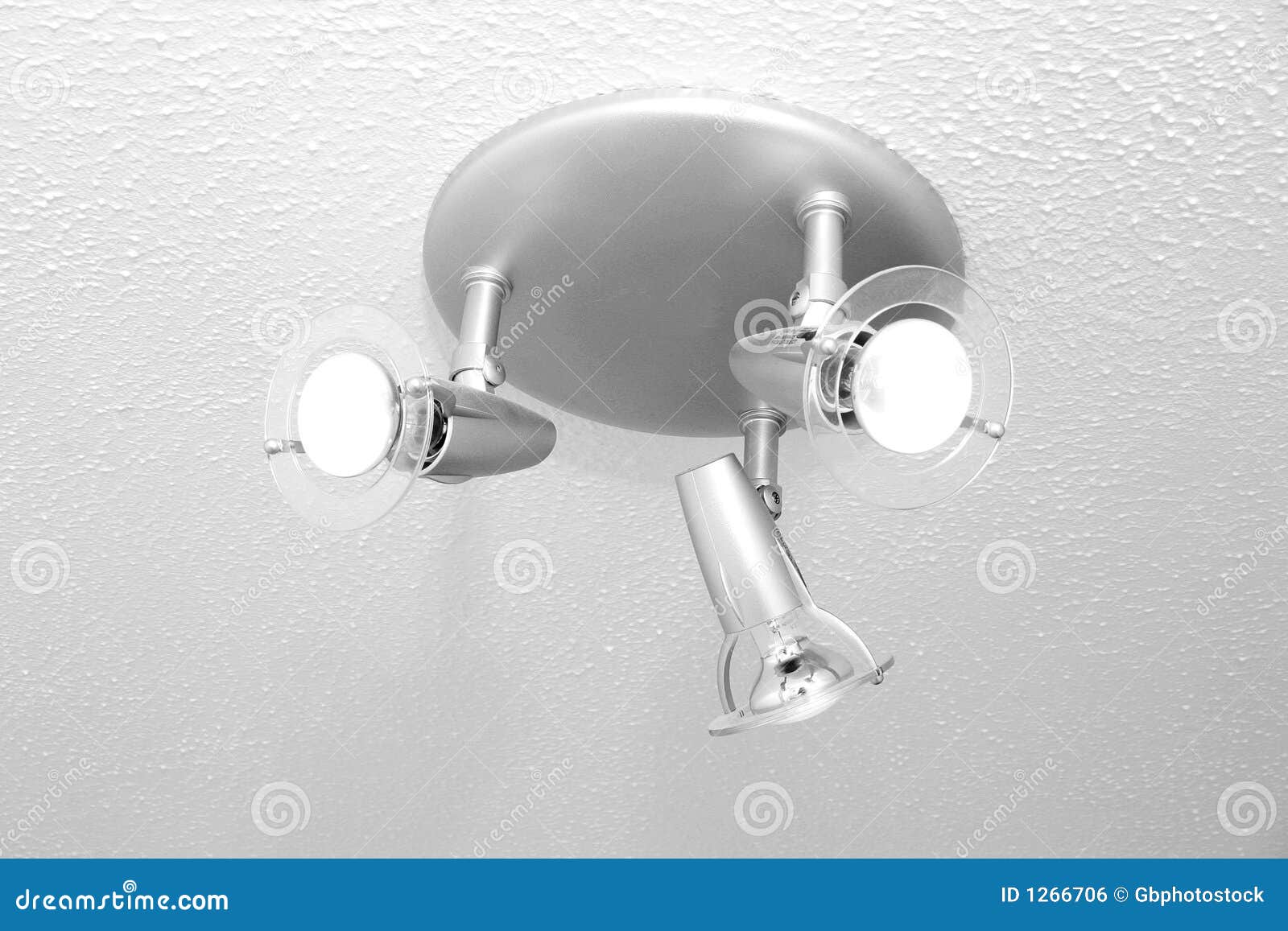 Bathroom Spotlight stock photo. Image of spotlight, white 1266706
