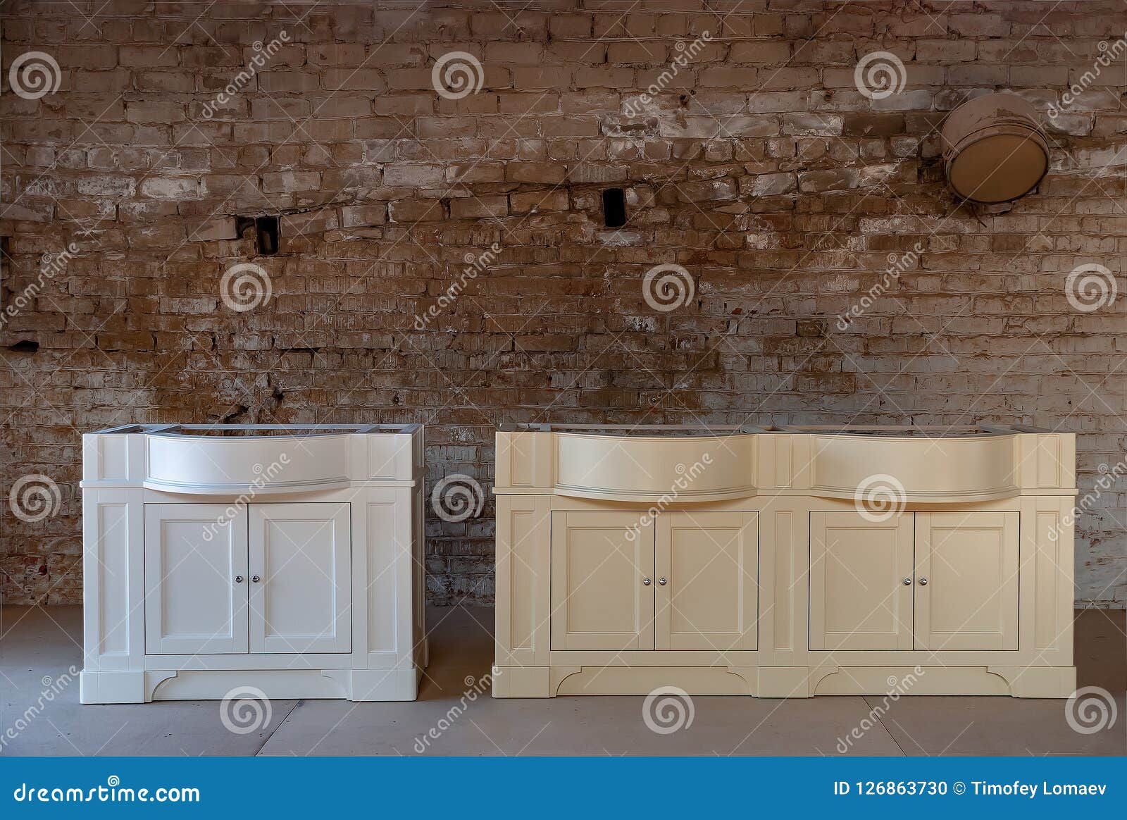 Bathroom Vanity Cabinets In Workshop Classic Furniture Stock