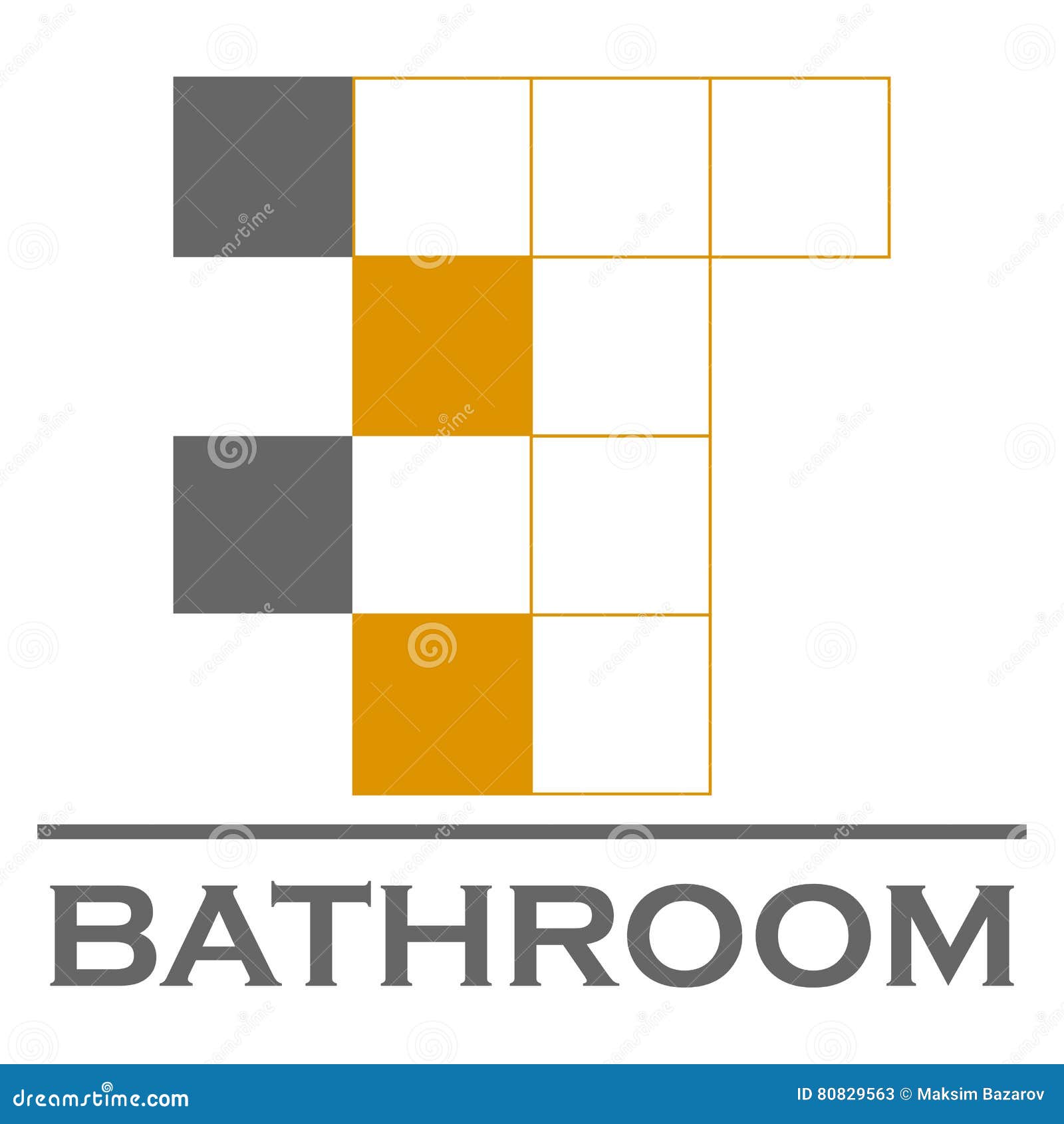 Bathroom vector logo stock vector. Illustration of abstract 80829563