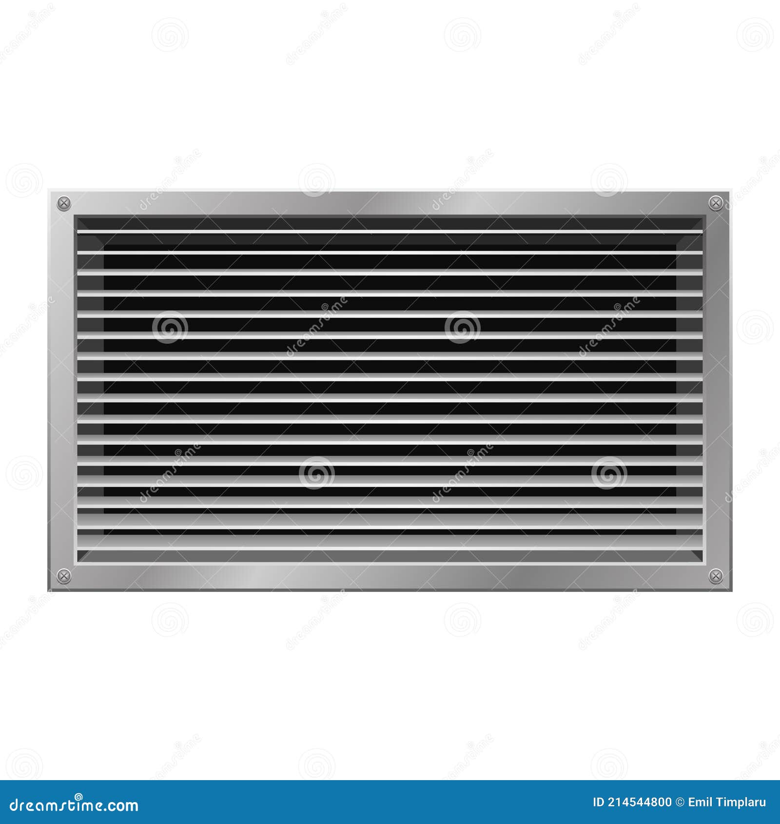 Bathroom ventilation grilles set Royalty Free Vector Image