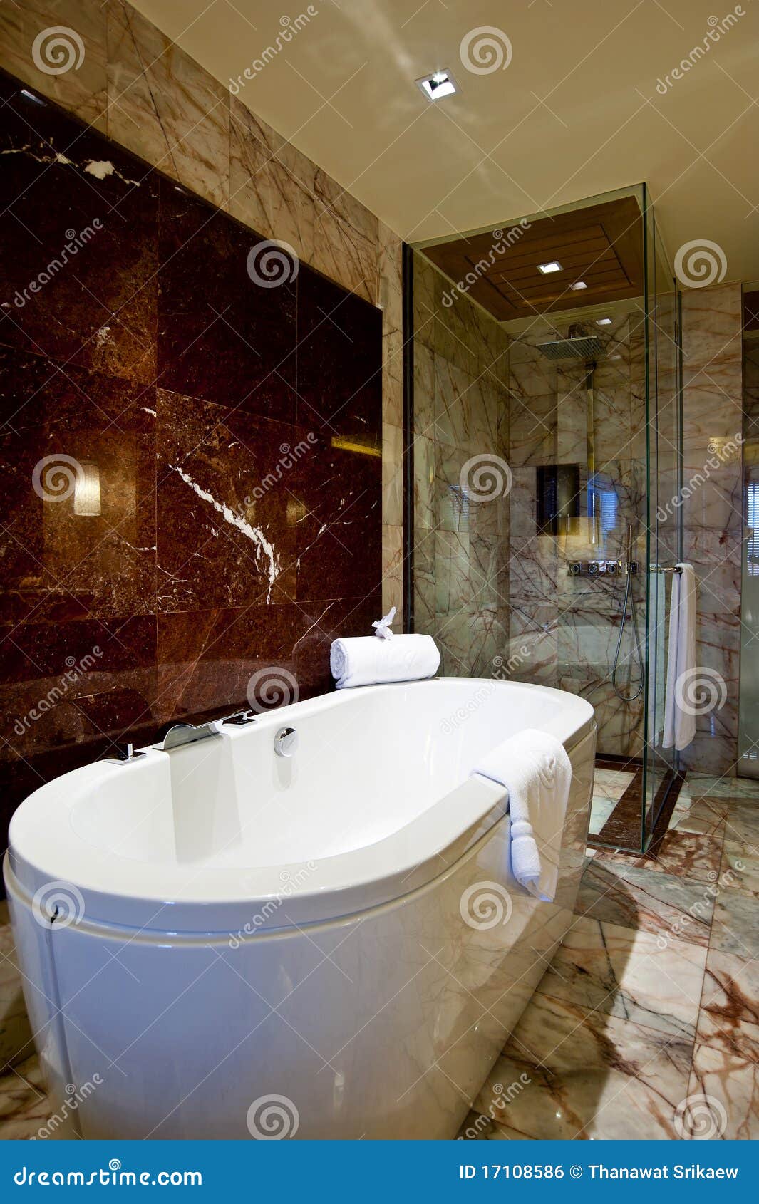 Bathtub stock photo. Image of interior, bath, wellness 17108586