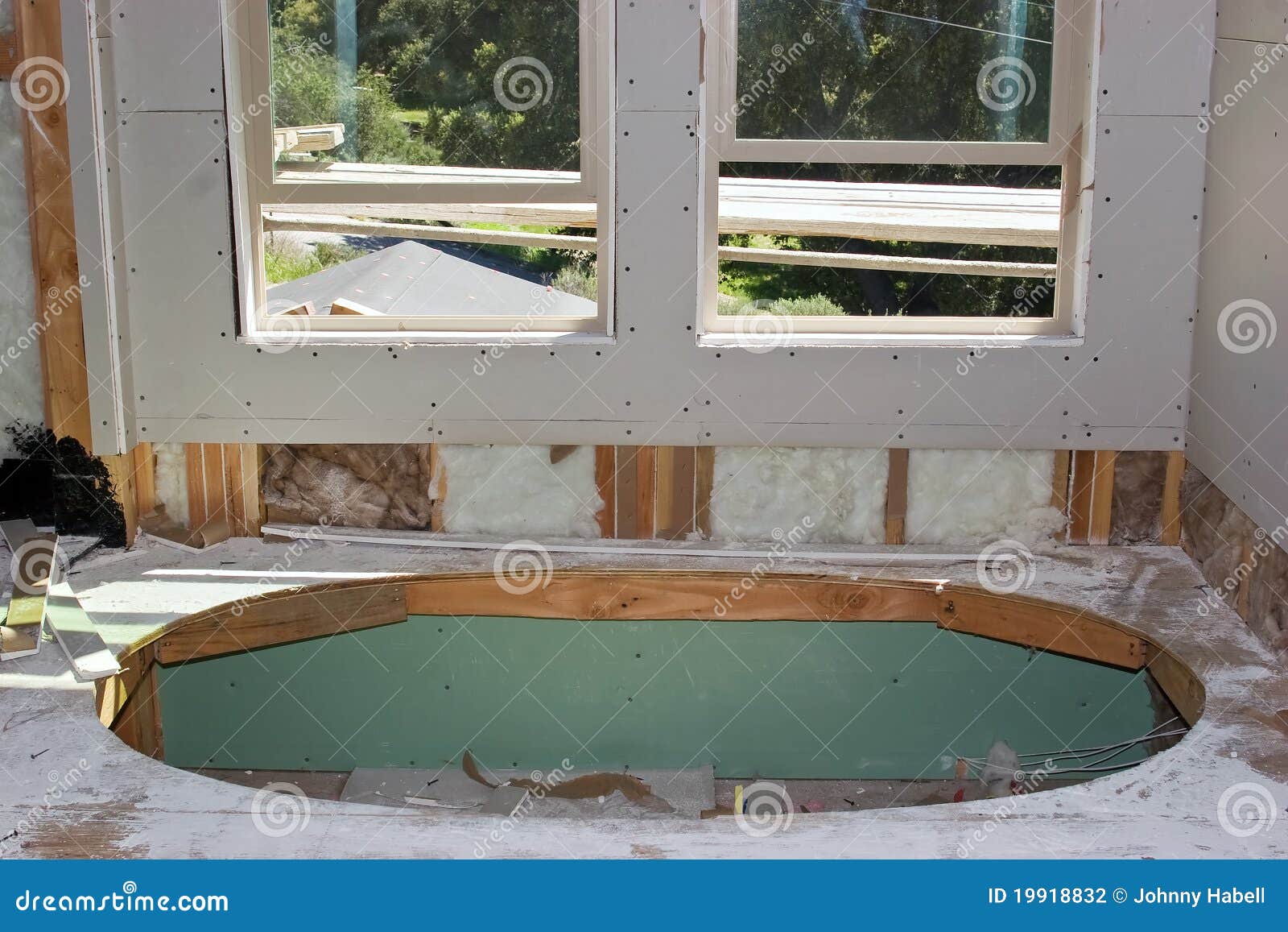 Bathtub under Construction stock photo. Image of site 19918832