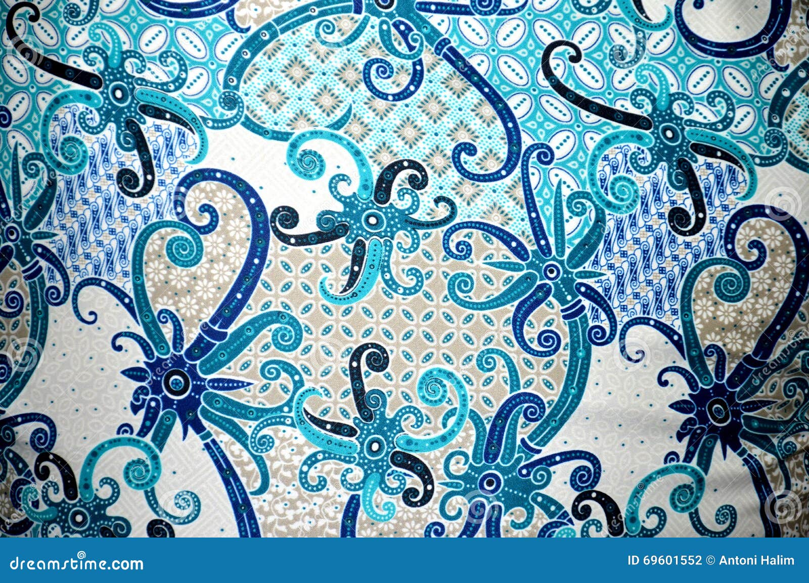 Batik cloth stock photo. Image of flower, indonesian - 69601552