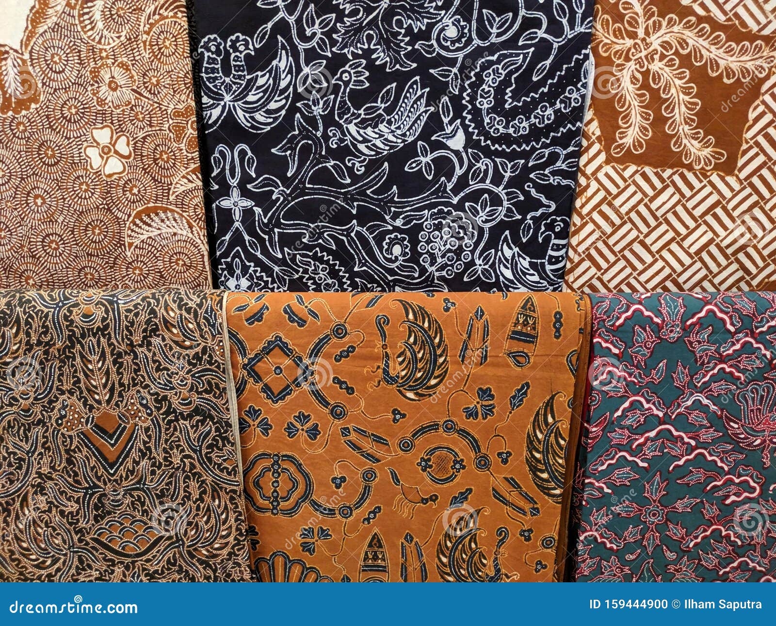  Batik  Cloth Motif From Yogyakarta  Indonesia Stock Photo 