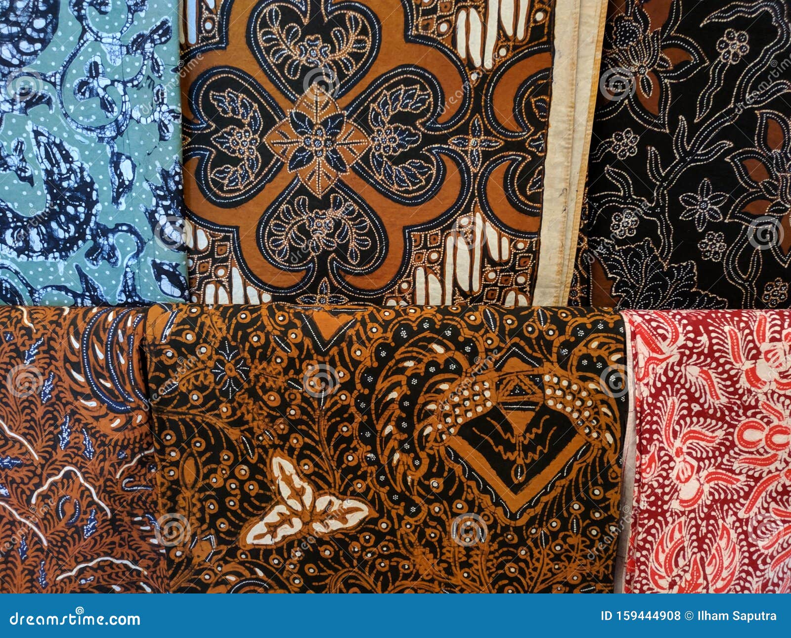  Batik  Cloth Motif From Yogyakarta  Indonesia Stock Photo 