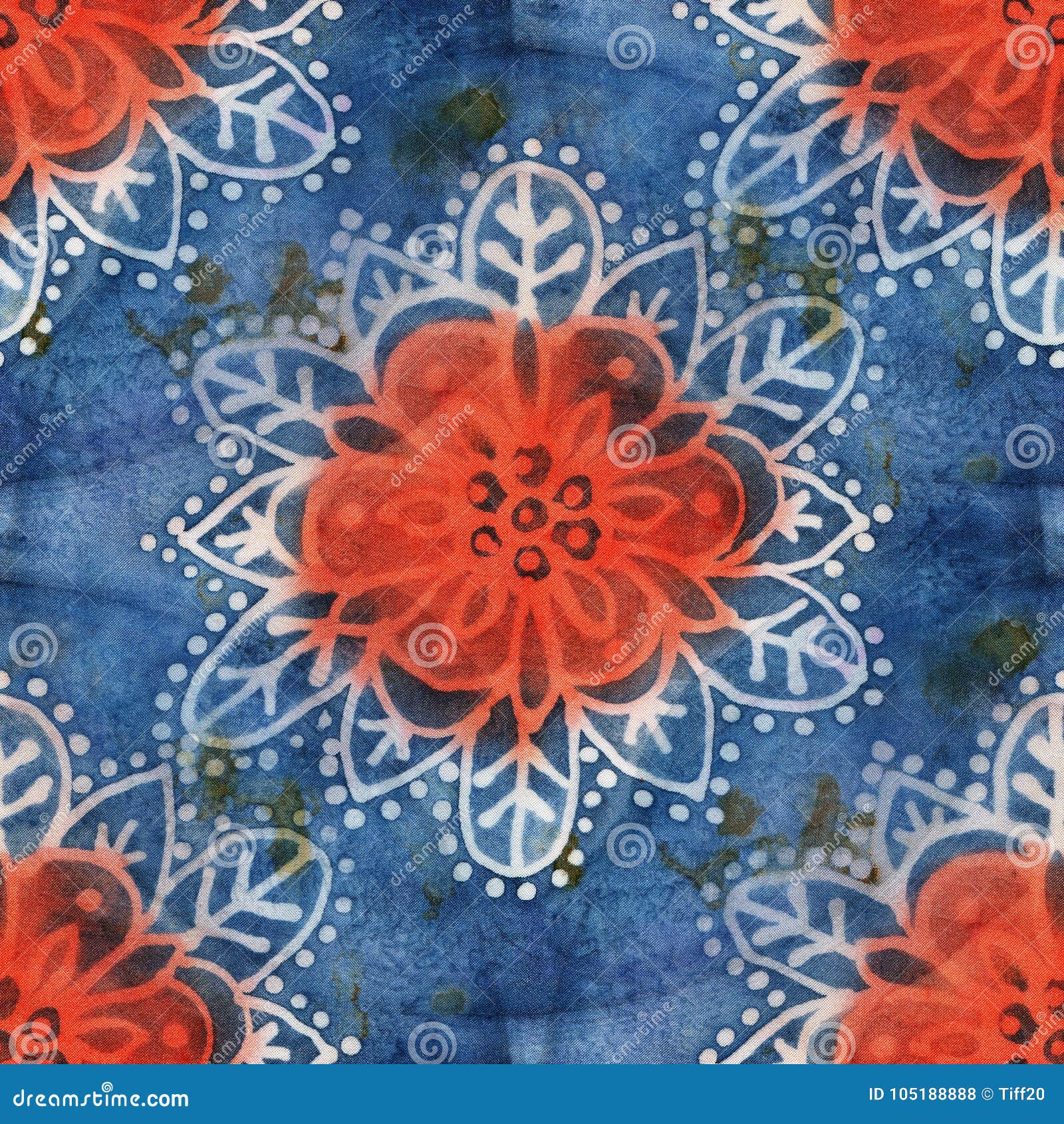 Batik Muster Stock Abbildung Illustration Von Muster
