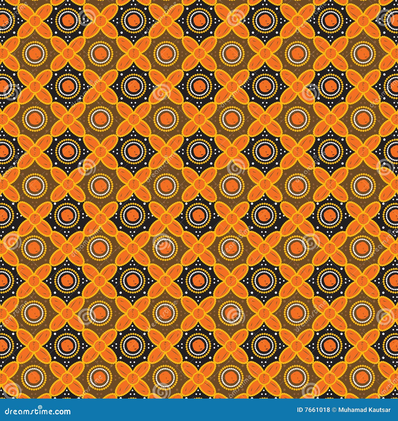  Batik  Pattern  Background In Vector Stock Vector 