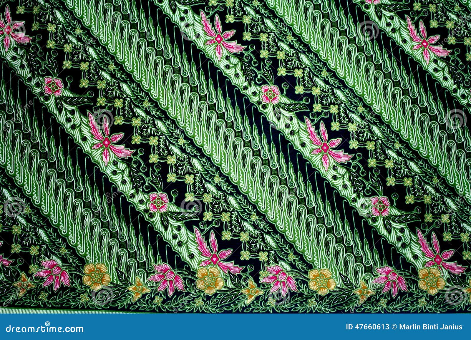  Batik  Pattern In Green Color Stock Image Image of farm 